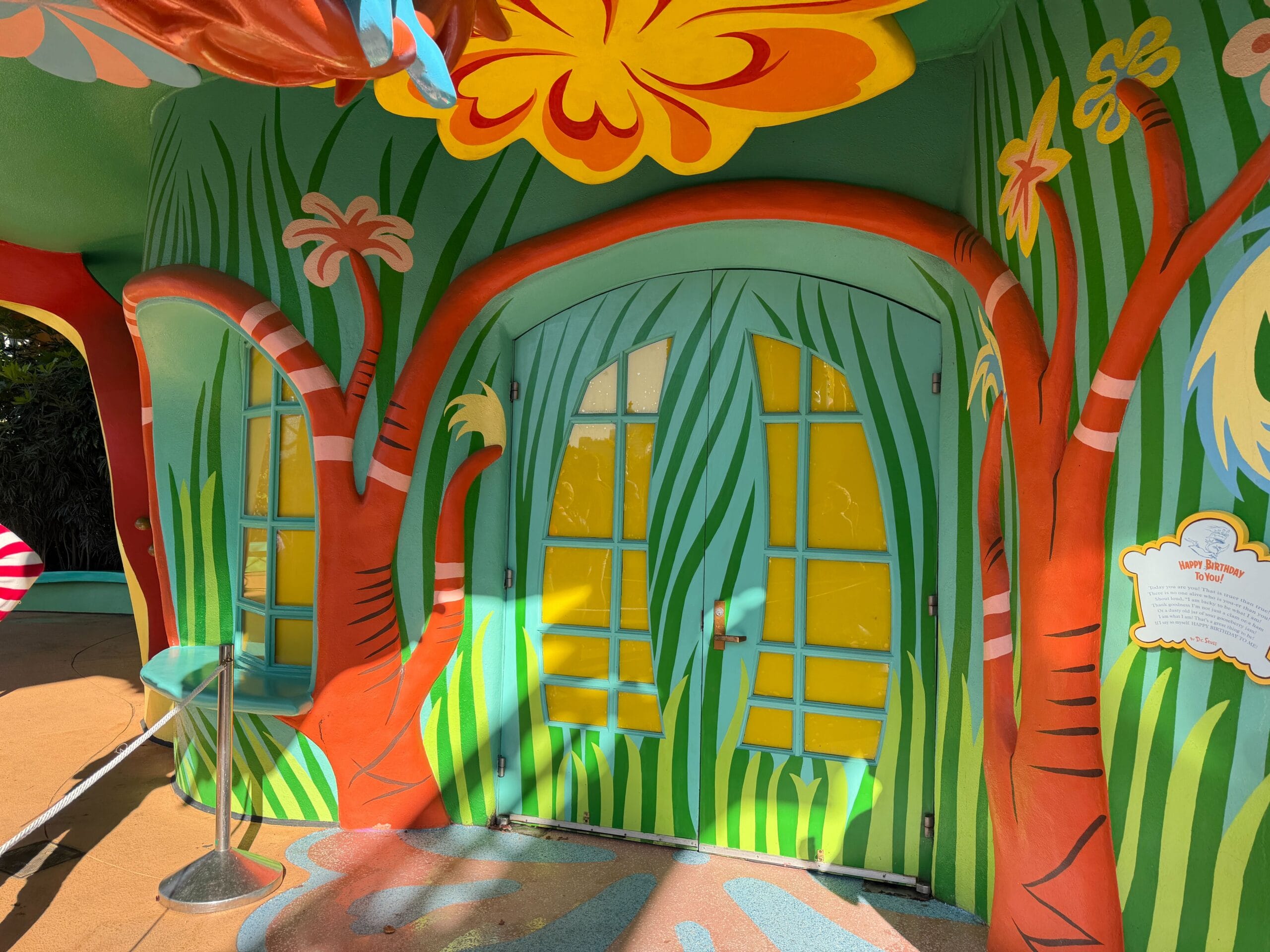 The Grinch meet and greet is back at Seuss Landing in Universal Islands of Adventure for the 2025 Christmas season.