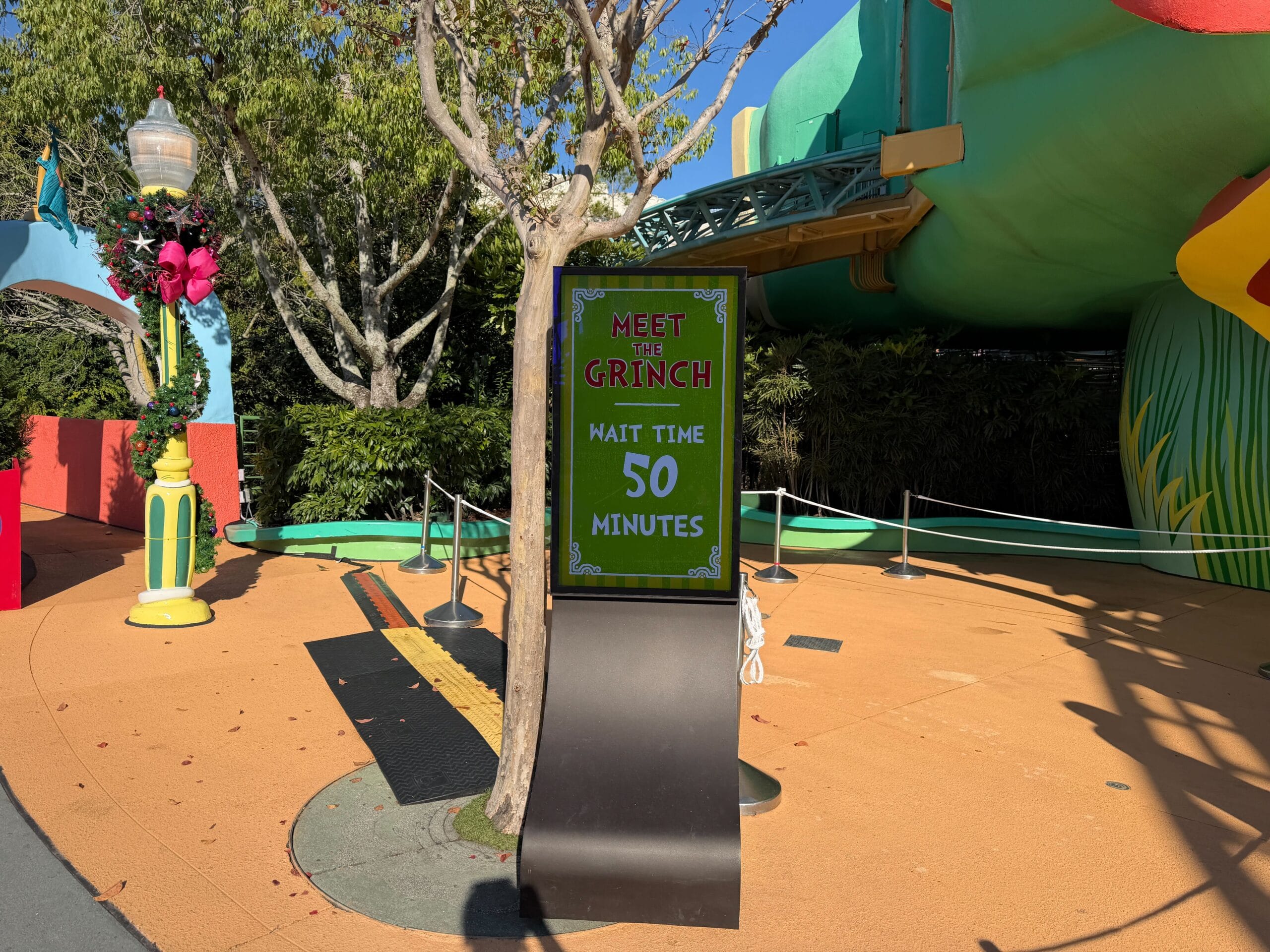 The Grinch meet and greet is back at Seuss Landing in Universal Islands of Adventure for the 2025 Christmas season.