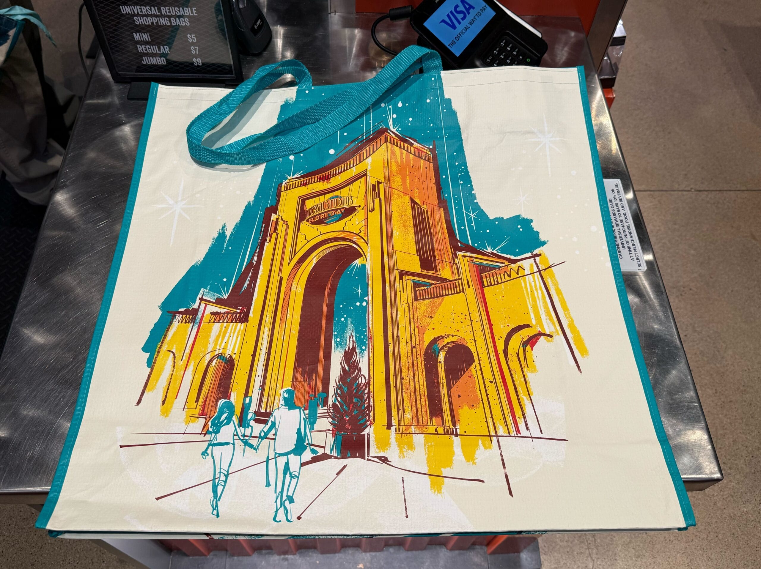 the back of the universal jumbo shopping bag