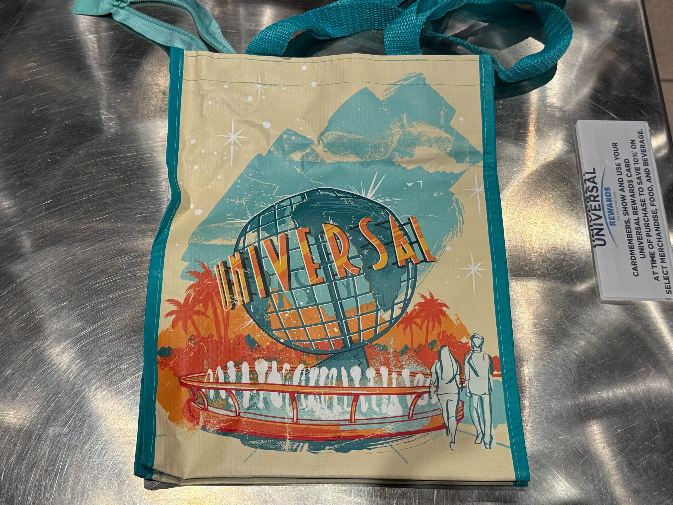 the front of the universal mini shopping bag