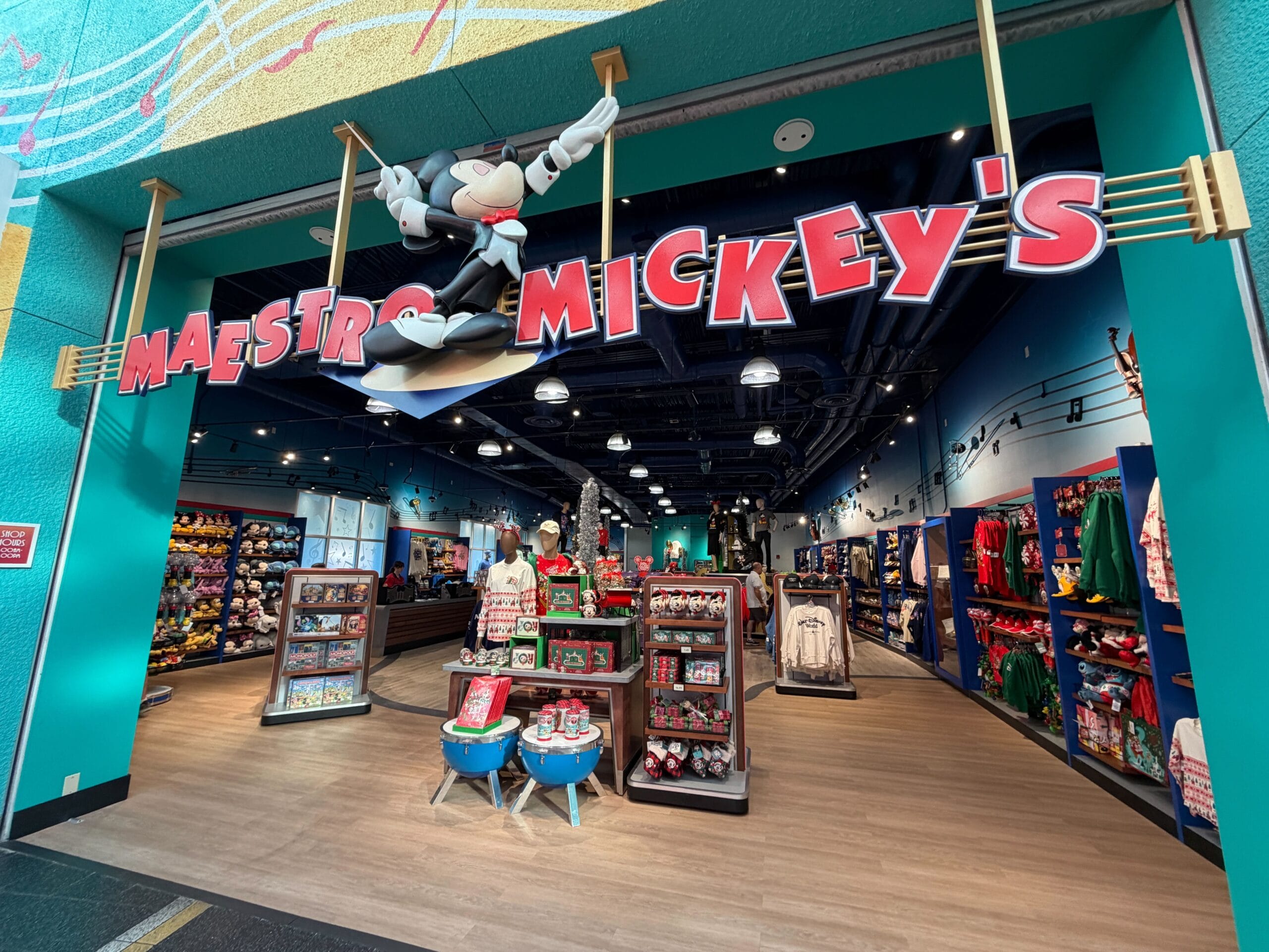 Refurbished Maestro Mickey's Gift Shop at Disney's All-Star Music