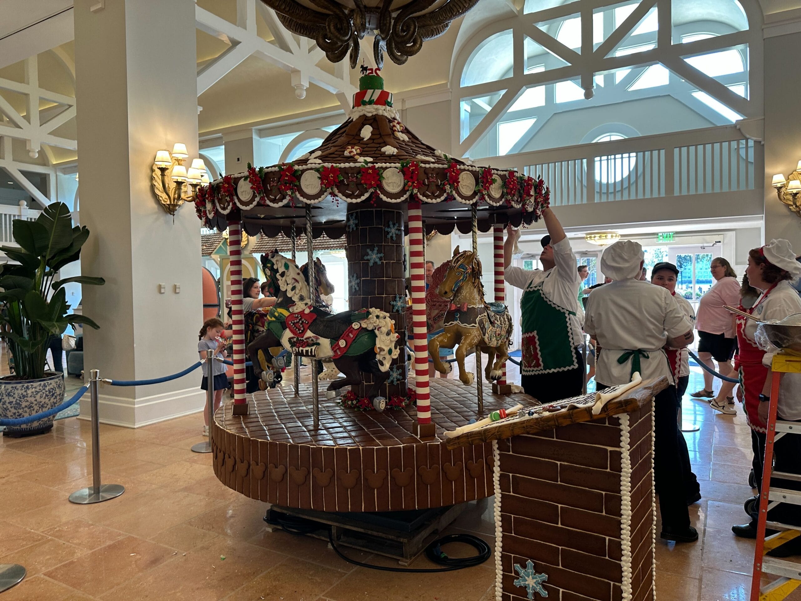 25th Anniversary Beach Club Gingerbread Carousel