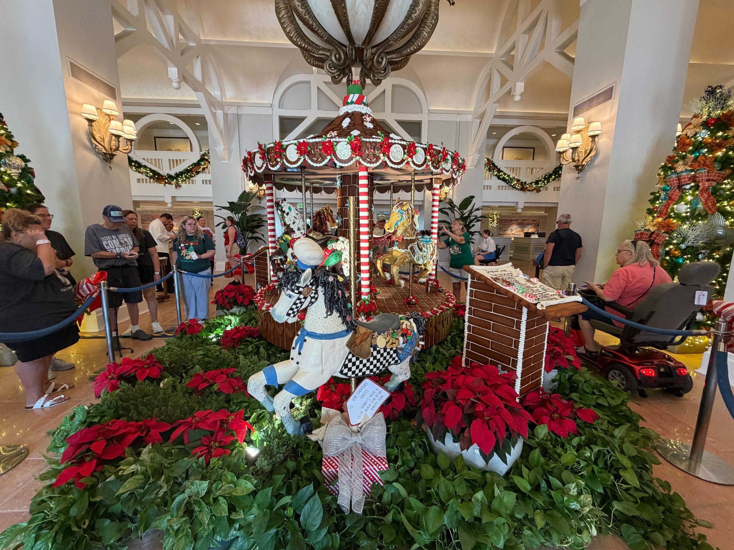 25th Anniversary Gingerbread Carousel Opens at Disney's Beach Club Resort
