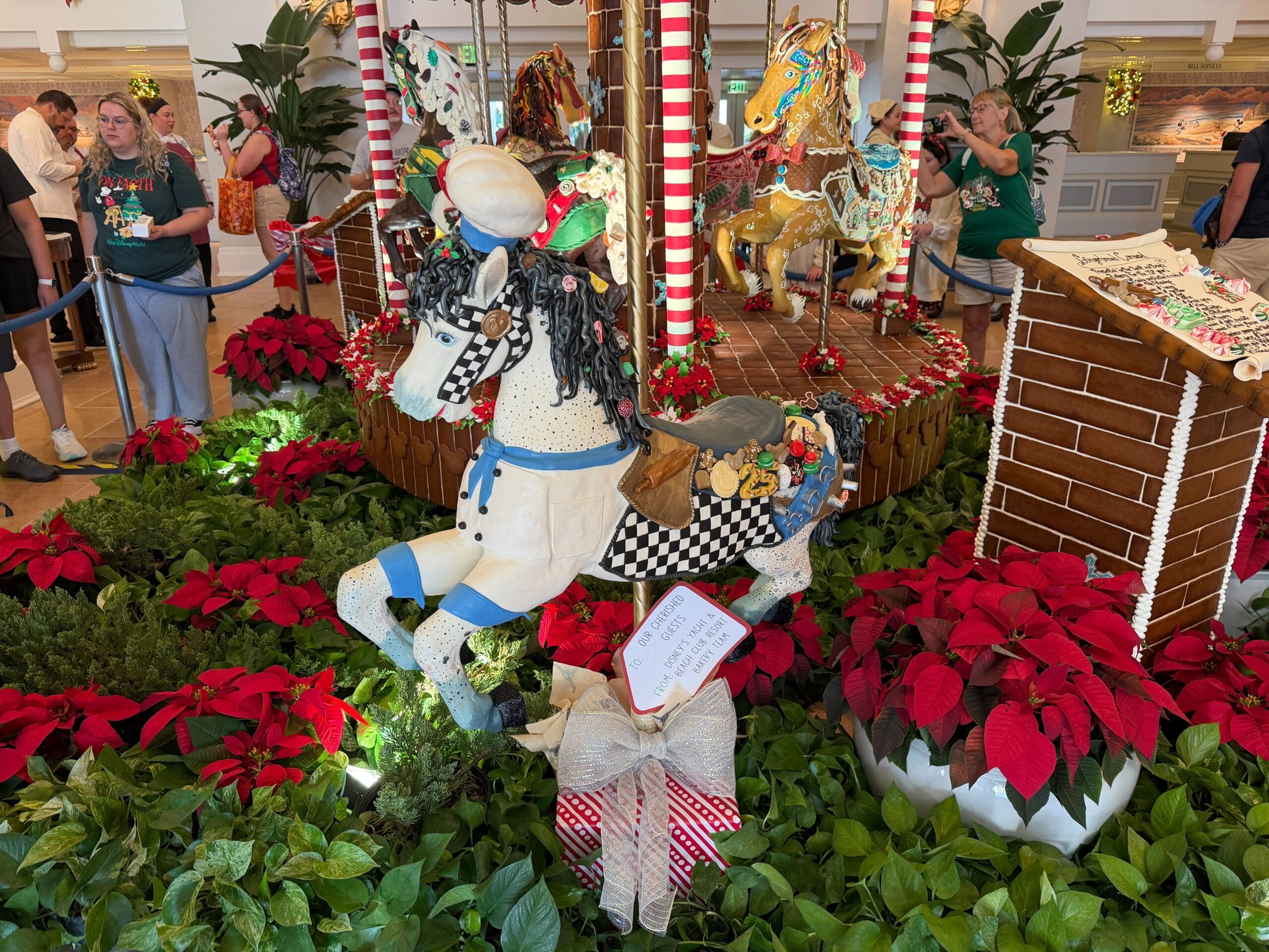 25th Anniversary Gingerbread Carousel Opens at Disney's Beach Club Resort