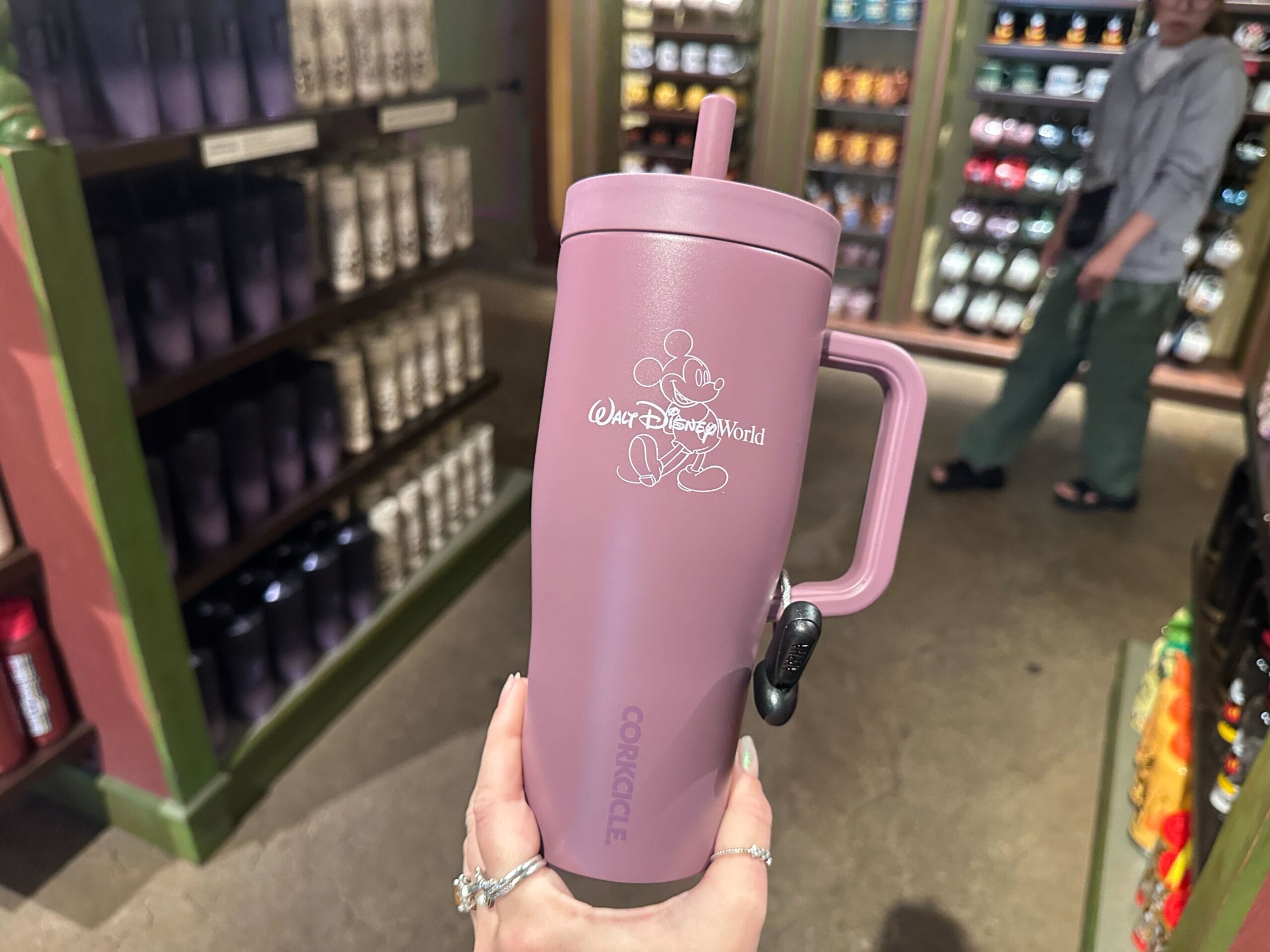 the other side of the purple tumbler