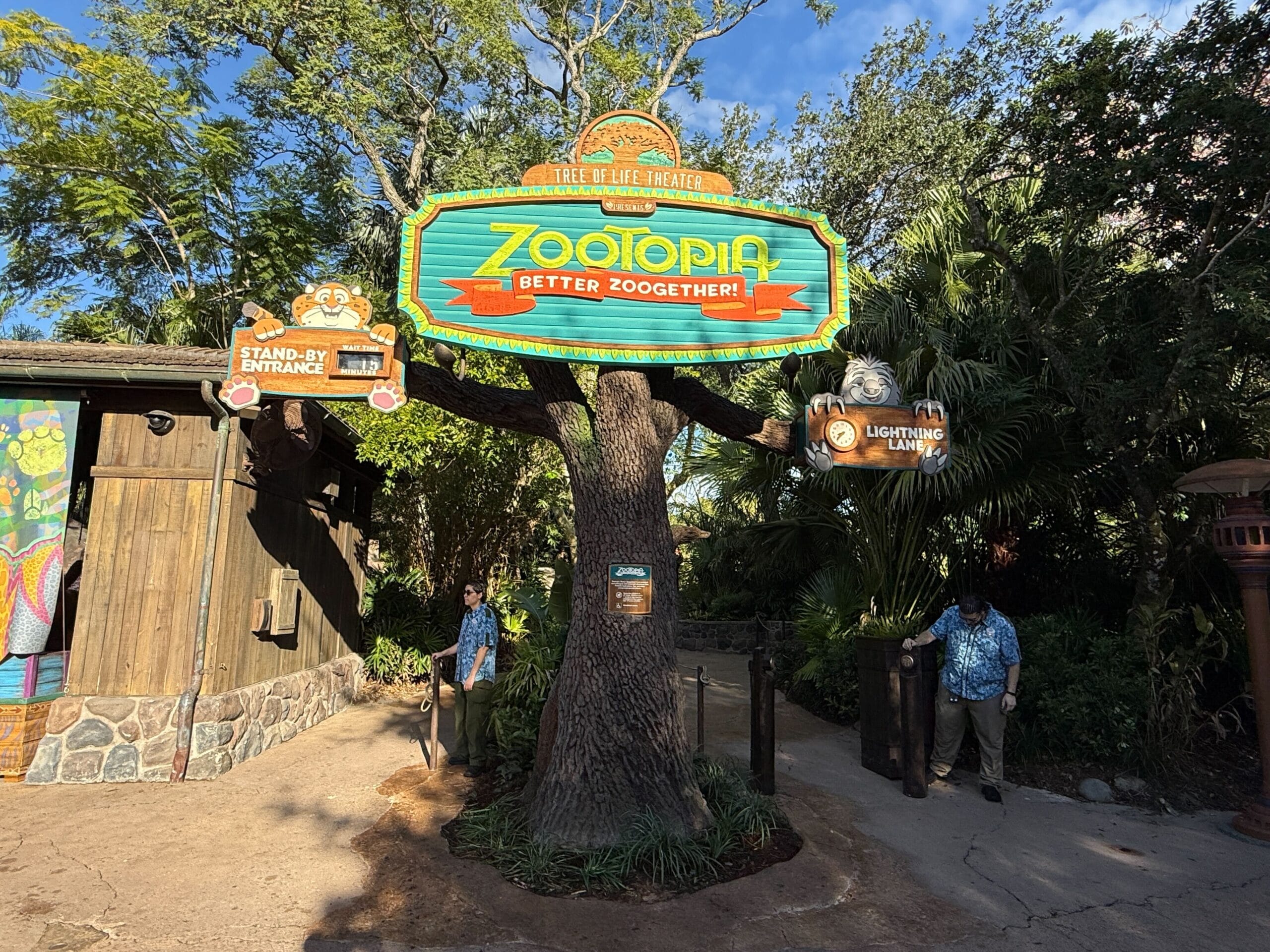 Zootopia Better Zoogether Now Open at Disney's Animal Kingdom Sign