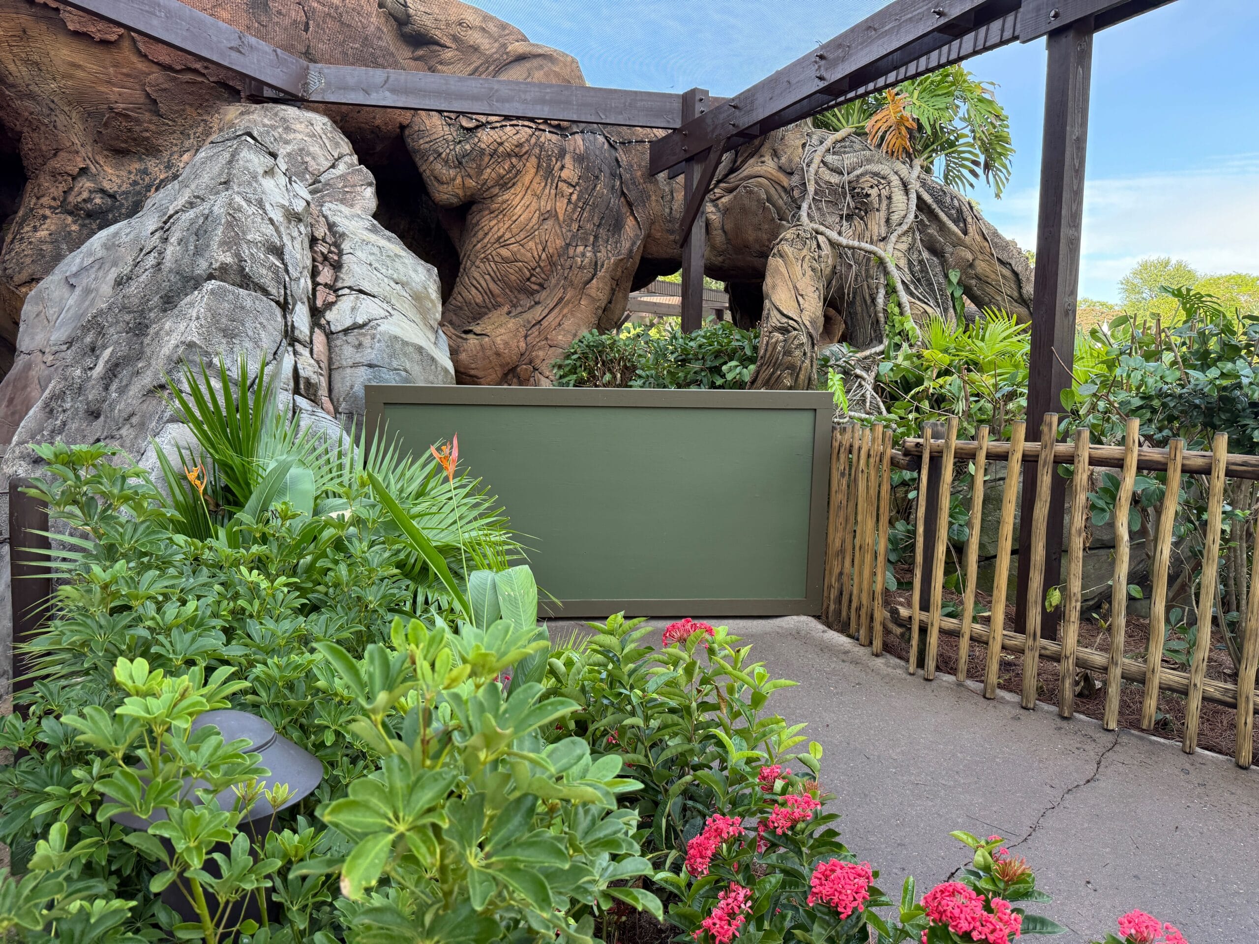 Zootopia Better Zoogether Now Open at Disney's Animal Kingdom construction wall