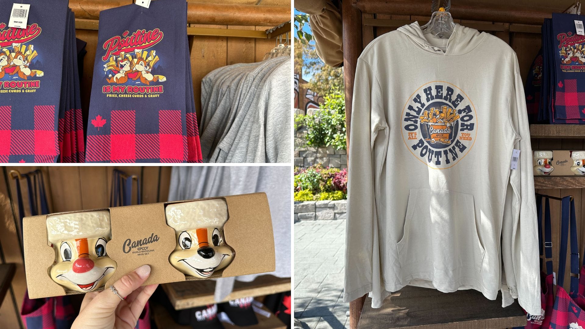 Canada pavilion Chip 'n' Dale merchandise