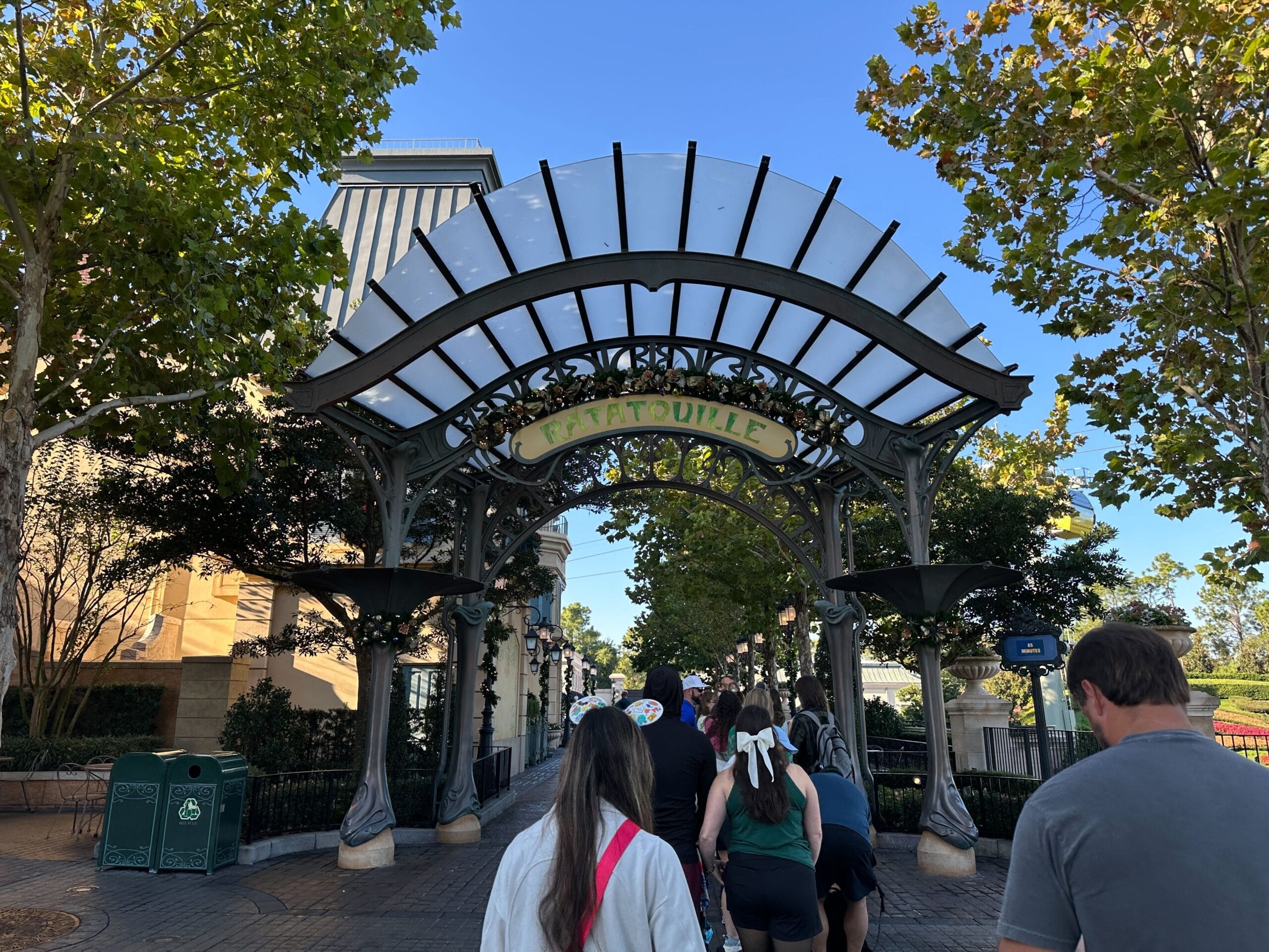 Christmas tree and more décor has already begun to arrive at EPCOT