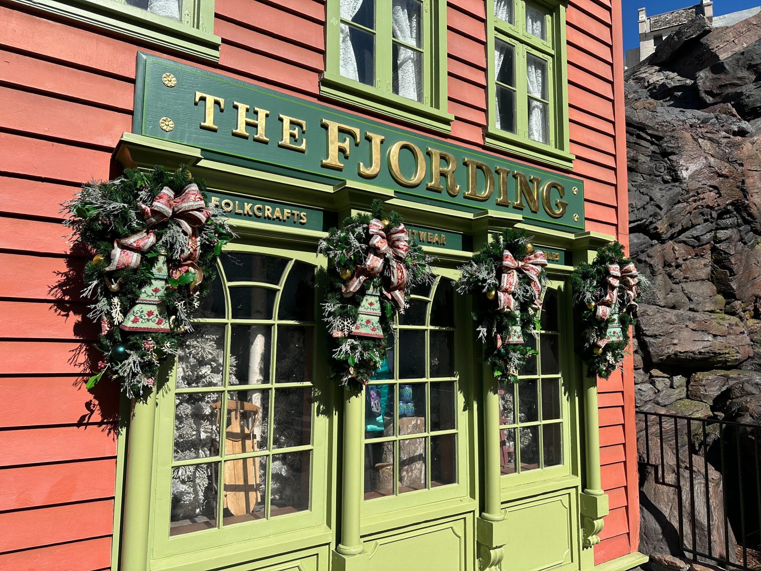 Christmas tree and more décor has already begun to arrive at EPCOT