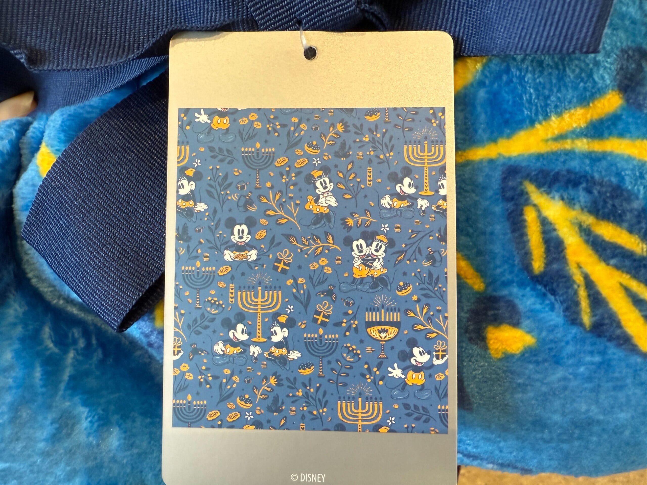 New Mickey & Minnie Hanukkah Throw Blanket at Walt Disney World