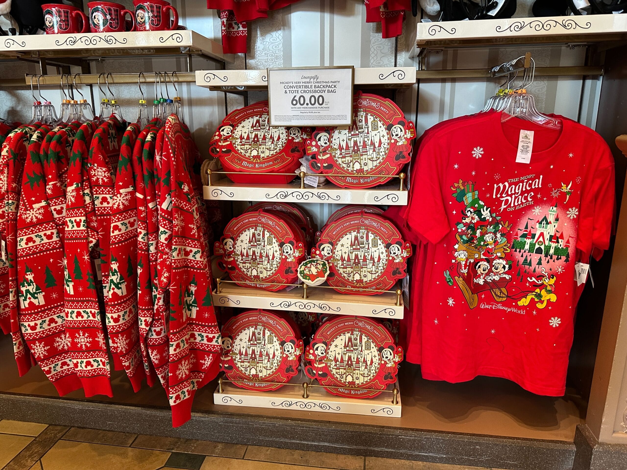 Mickey's Very Merry Christmas Party Loungefly Available at a Discount to Day Guests