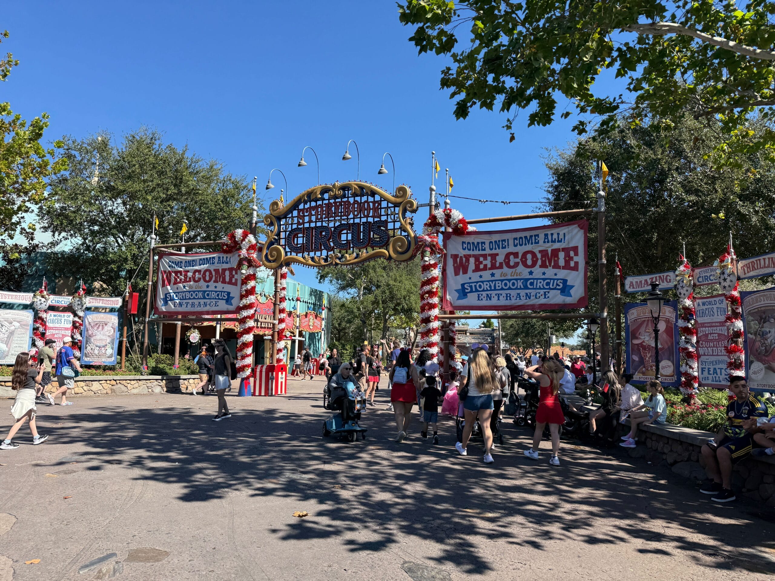 Storybook Circus at Magic Kingdom Gets New Dumbo Christmas Decorations