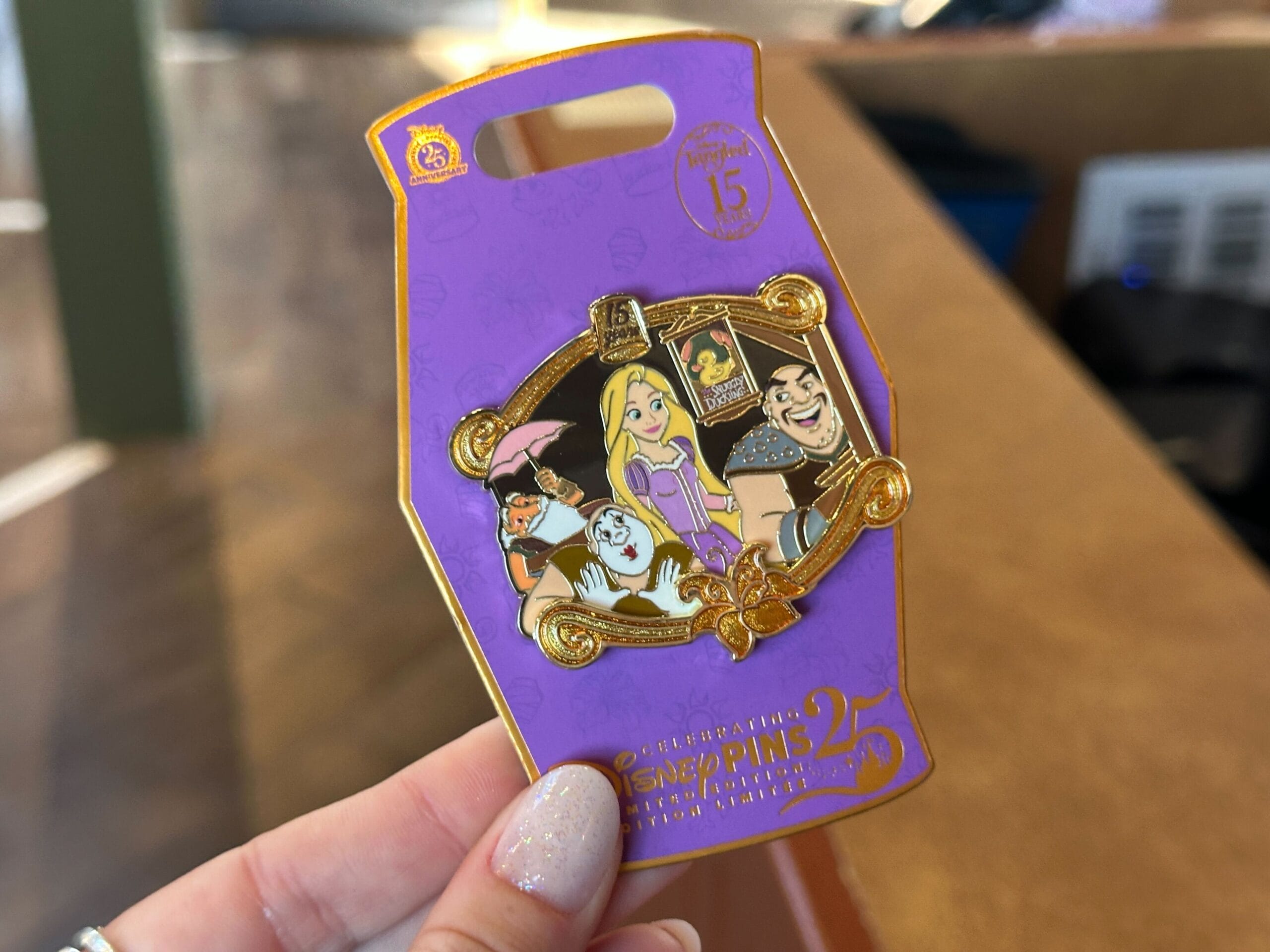 Disney World Pin Tuesday: Tangled 15th Anniversary, Fantasia Jumbo, Genie Medal, and More