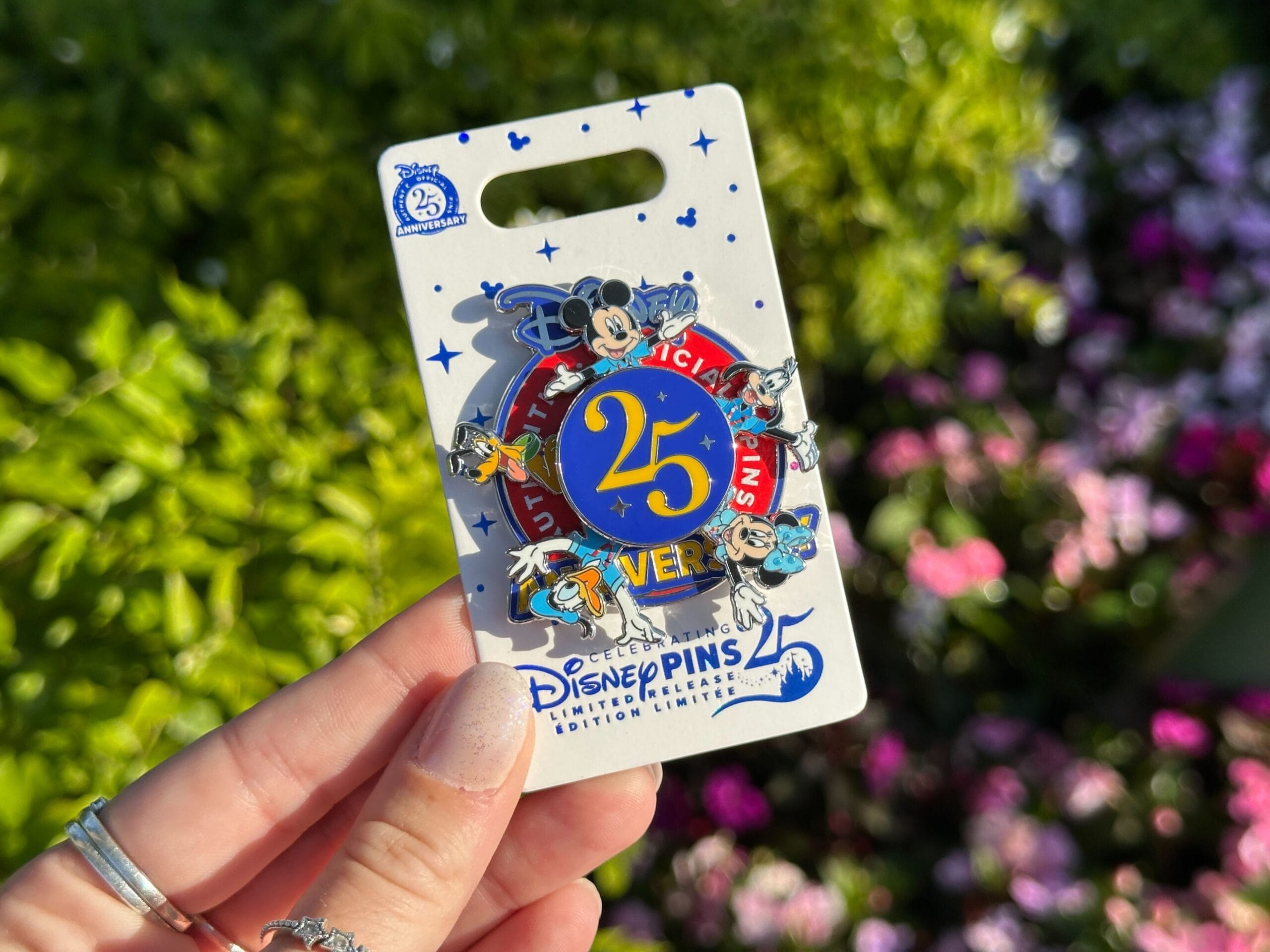 Limited Release Pin Trading 25th Anniversary Spinner Pin - $19.99