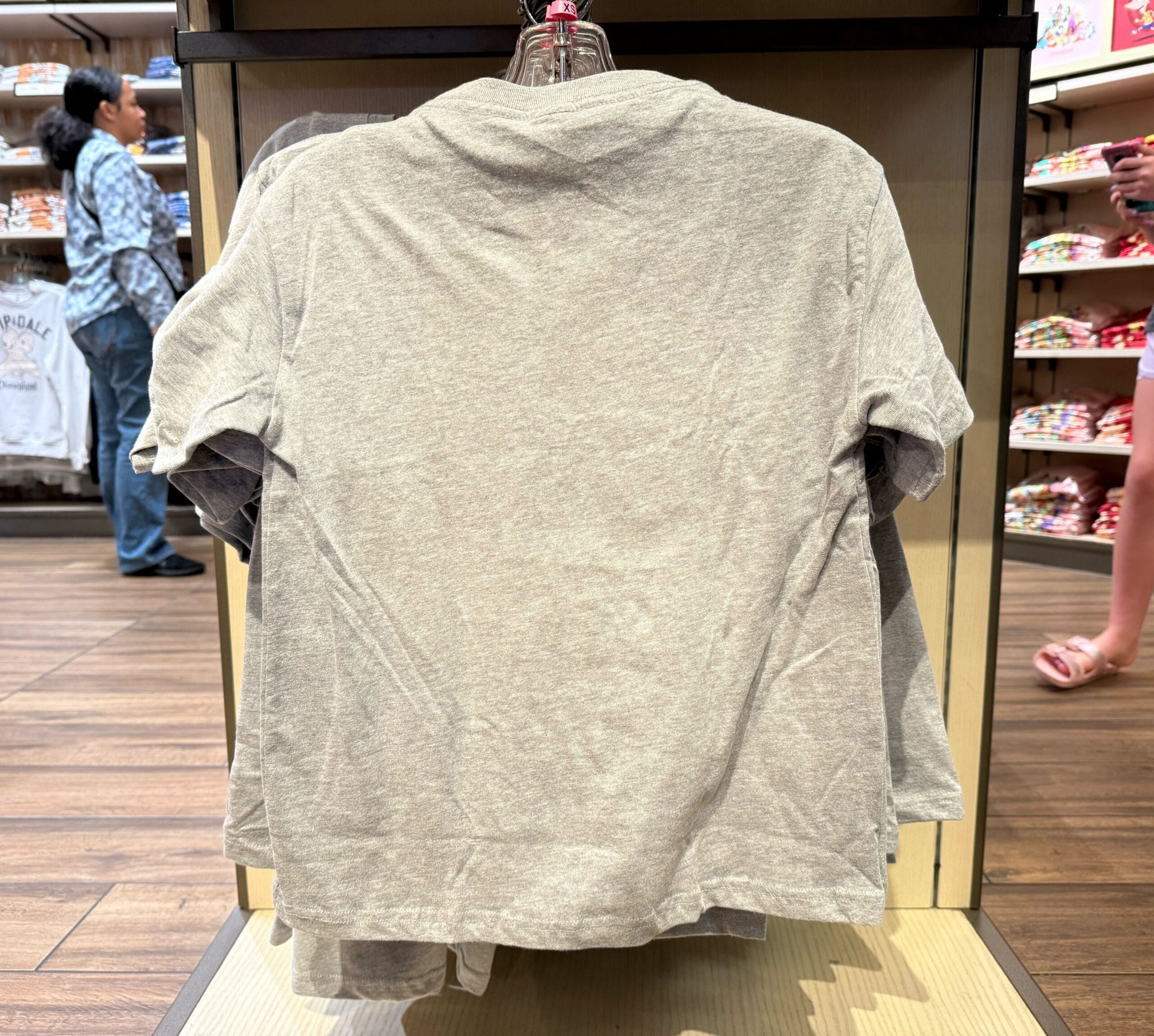 Plain back of the Disneyland "Ready for the Best Day Ever" youth shirt.