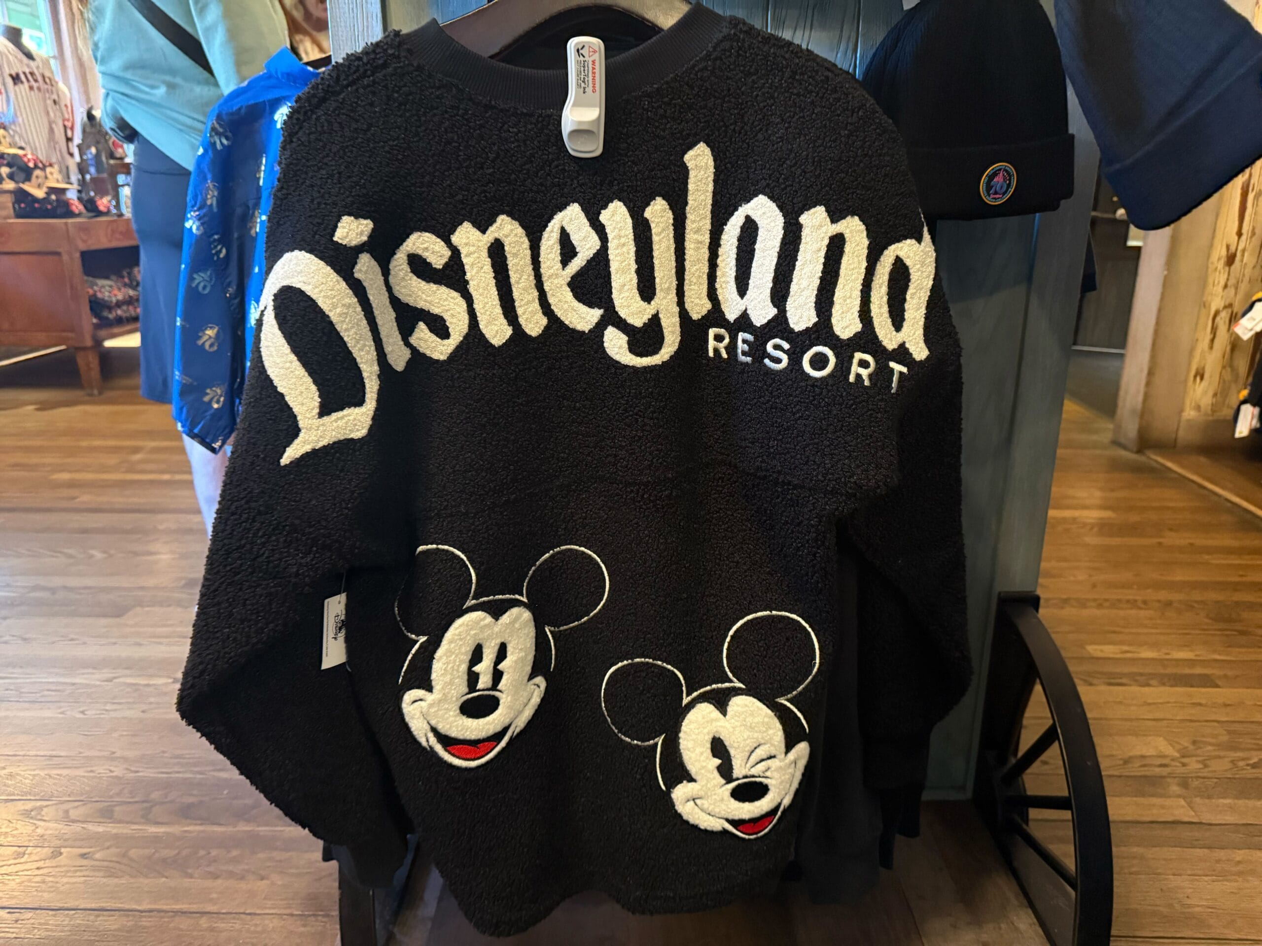 Back of fluffy Mickey spirit jersey at Disneyland Resort.