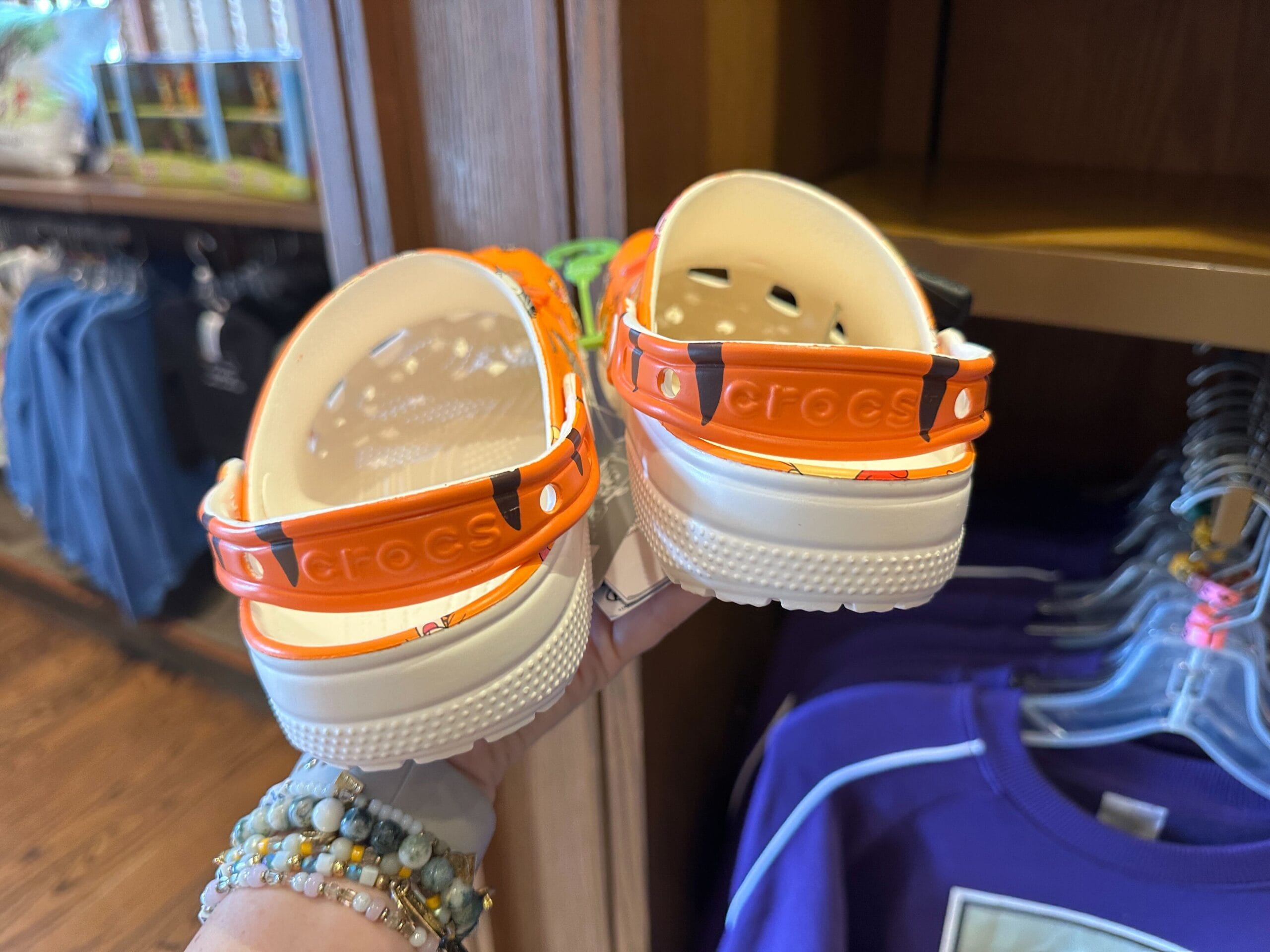 Tigger Crocs Now Available at the United Kingdom Pavilion in EPCOT