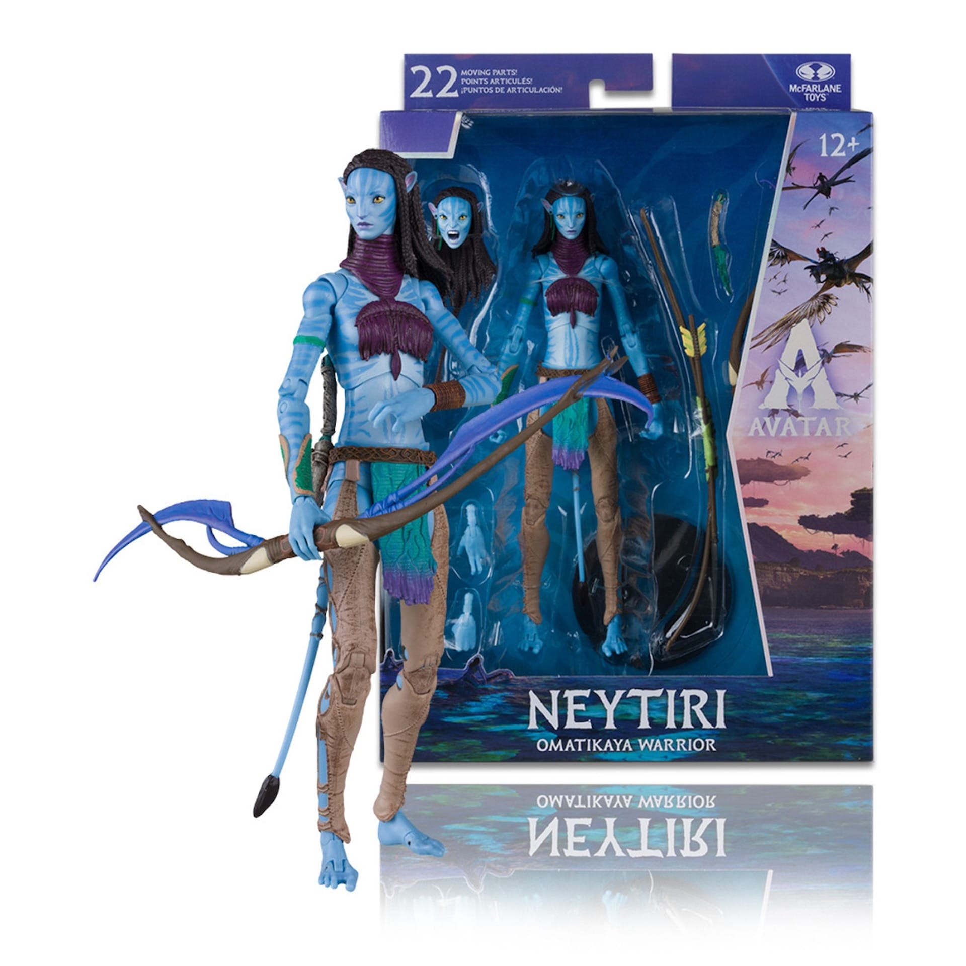 A new collection of Avatar figures from McFarlane Toys features Neytiri in her Omatikaya warrior outfit, Quaritch’s banshee, and the new villain, Varang.