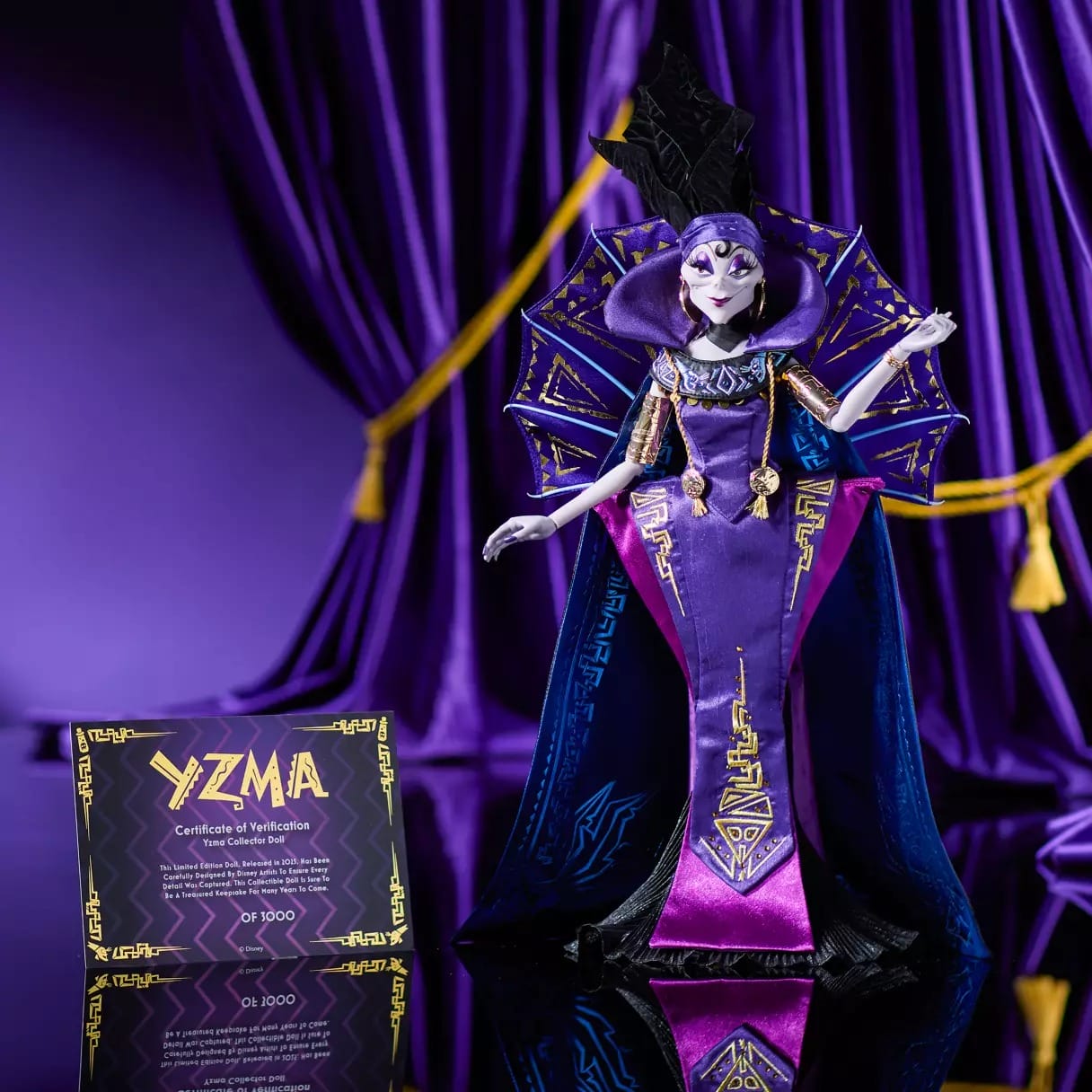 The Emperor's New Groove 25th Anniversary Yzma Limited Edition Doll Available Online
