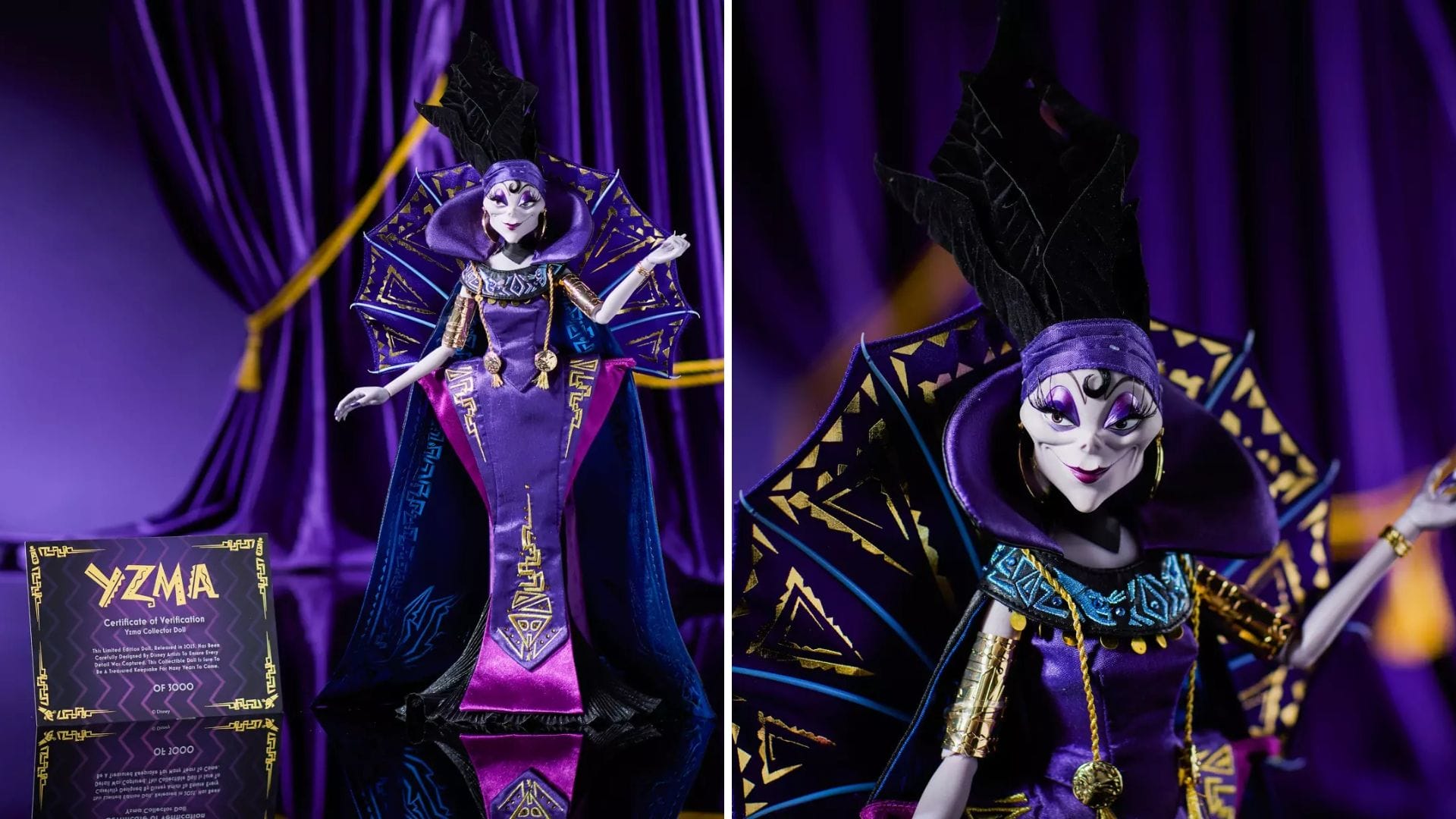 The Emperor's New Groove 25th Anniversary Yzma Limited Edition Doll Available Online