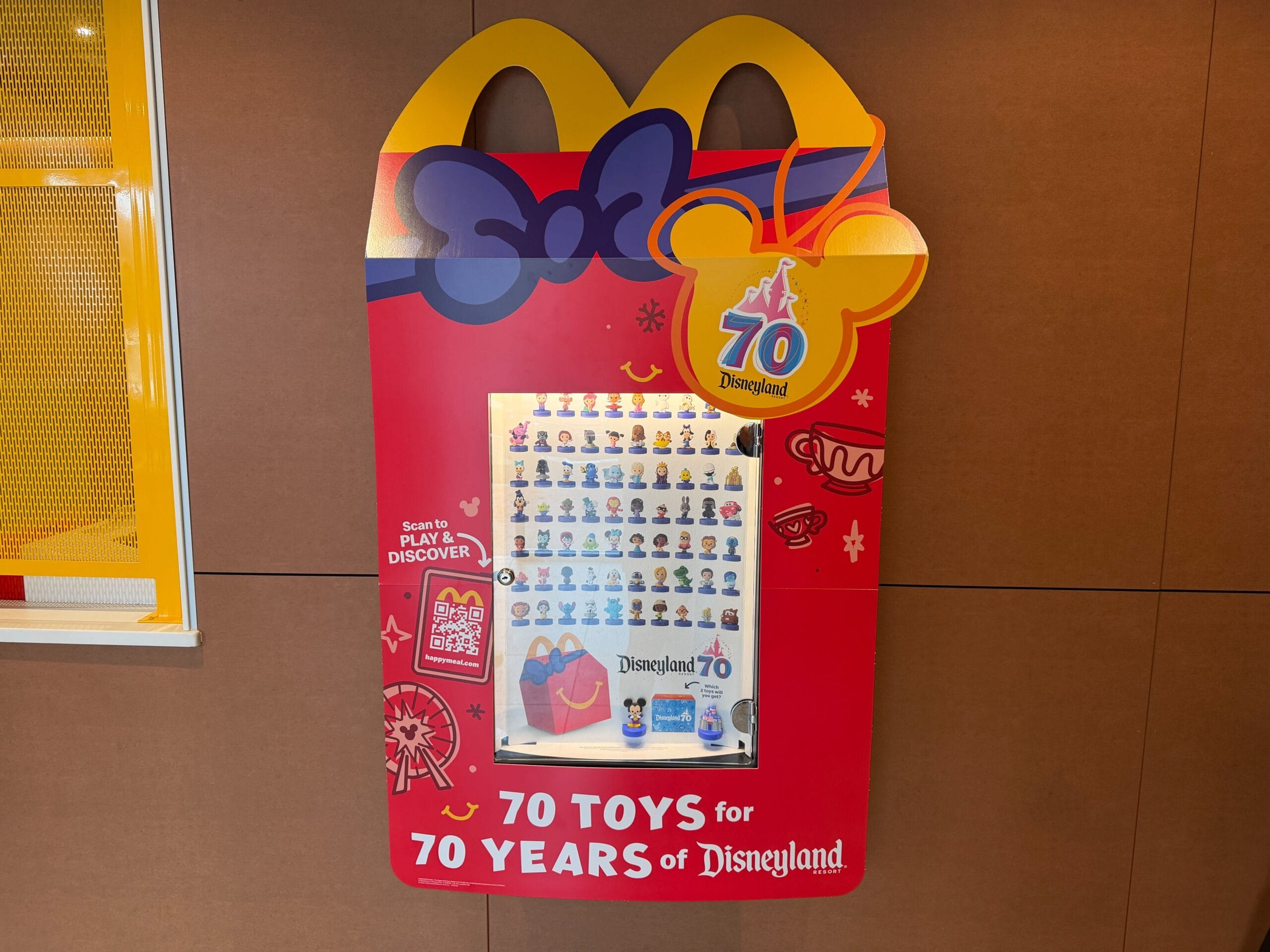 The Disneyland 70th anniversary Happy Meal Toys have arrived at McDonald's locations across the country.