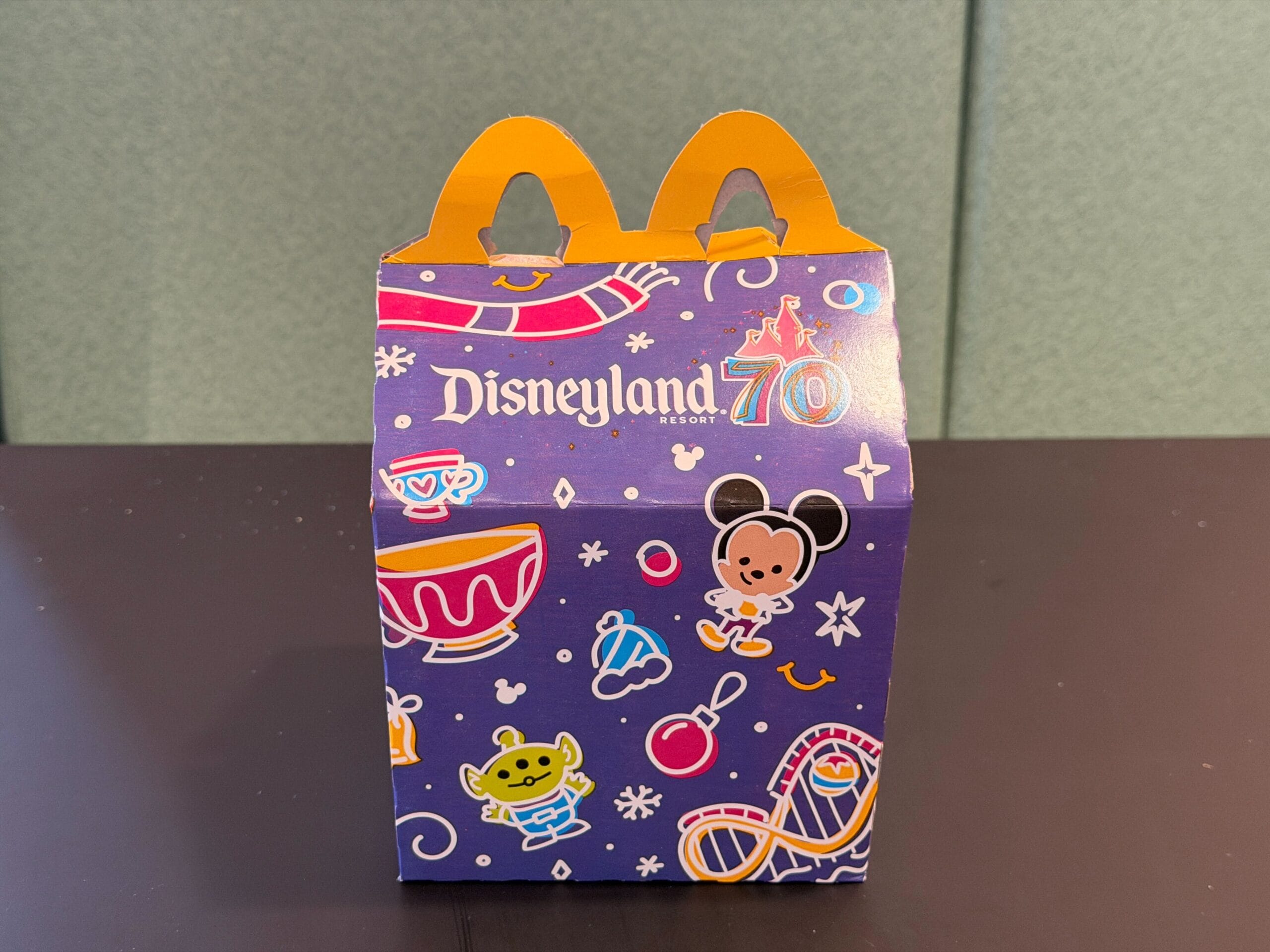 The Disneyland 70th anniversary Happy Meal Toys have arrived at McDonald's locations across the country.