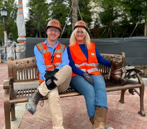 winnie the pooh statue gazebo garden
