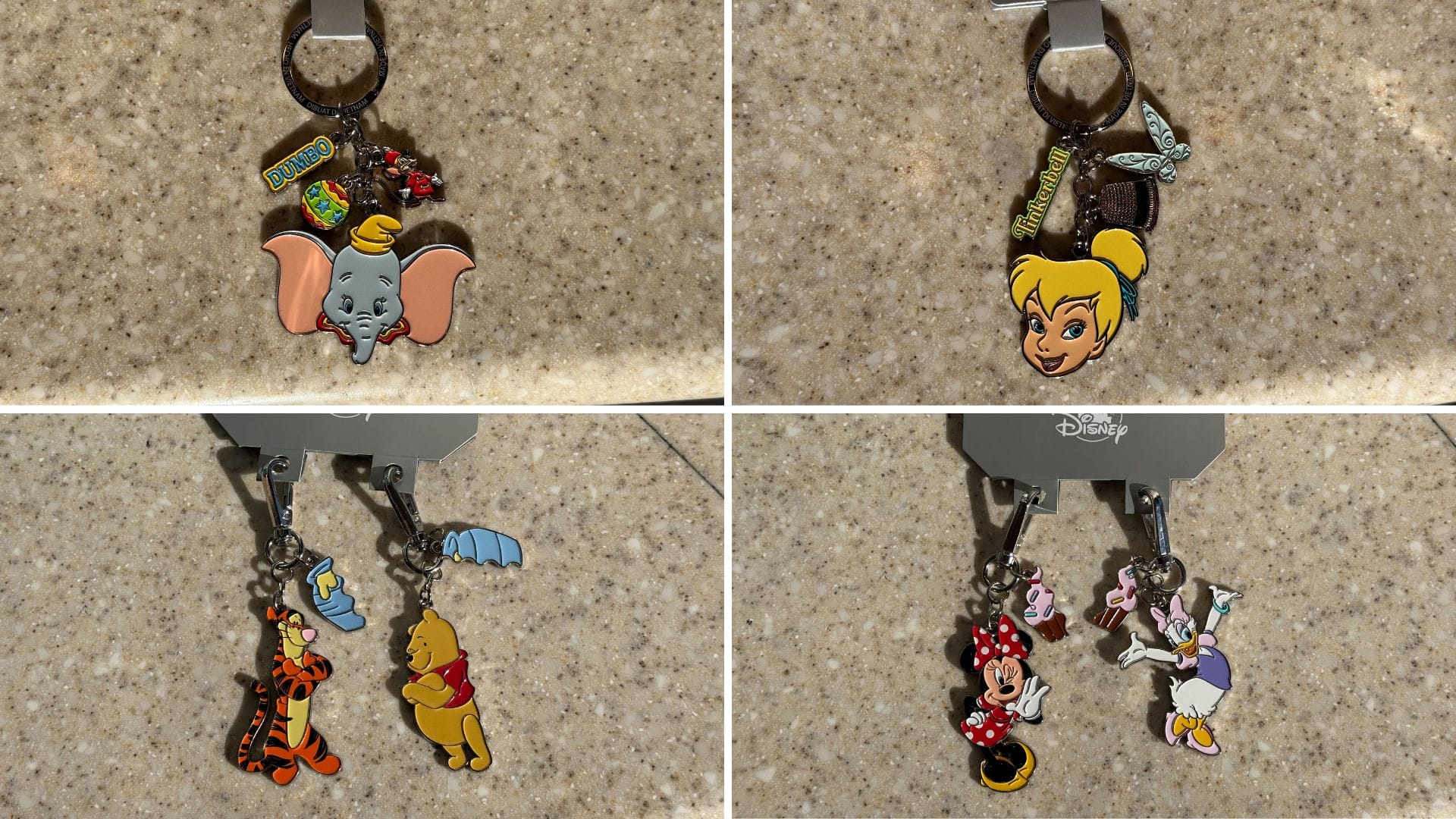 New Character Keychains at Disneyland Resort Including Tinker Bell, Marie, Winnie the Pooh, and More
