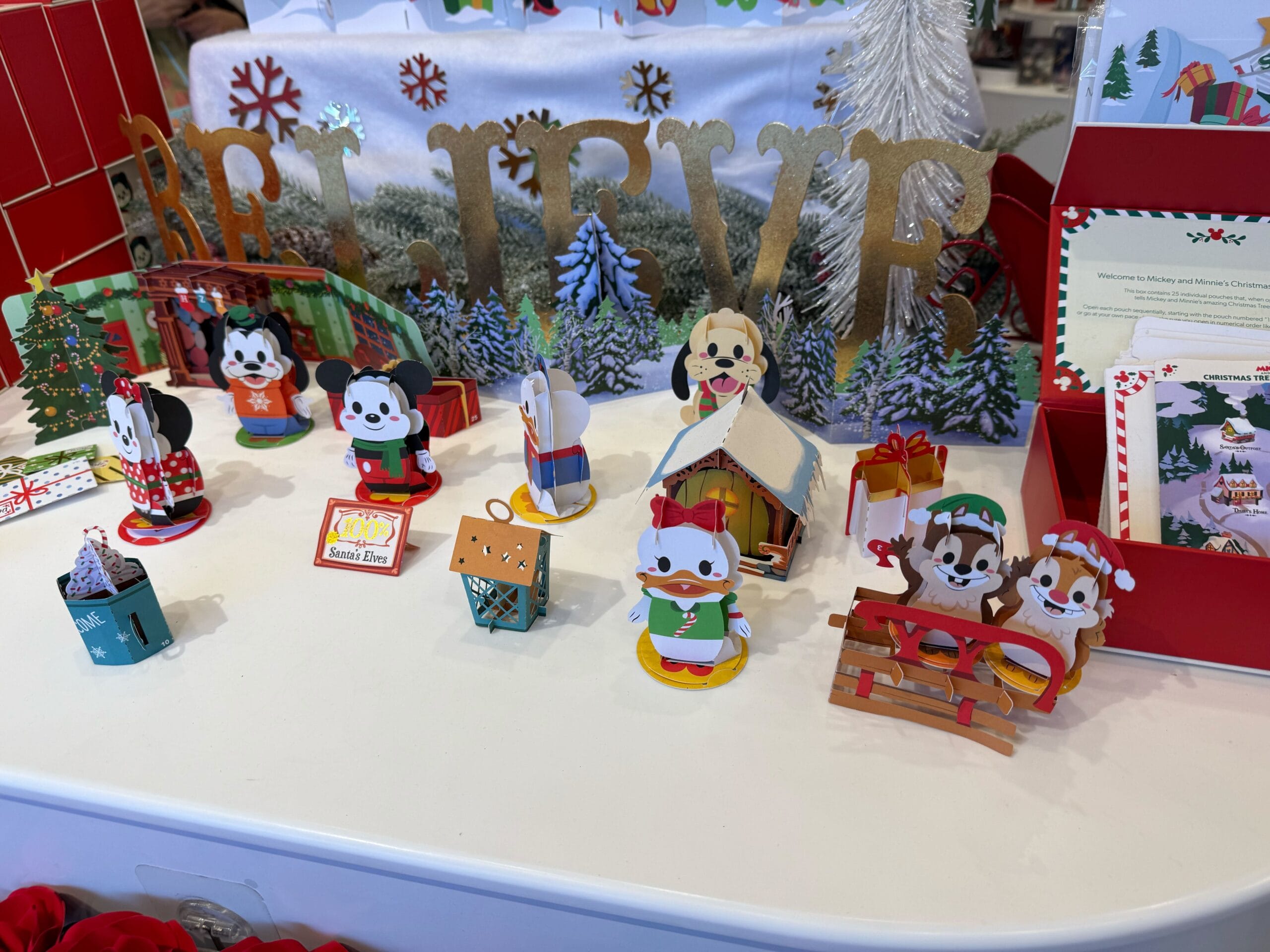 Mickey & Friends Christmas Tree Adventure Story Advent Calendar characters