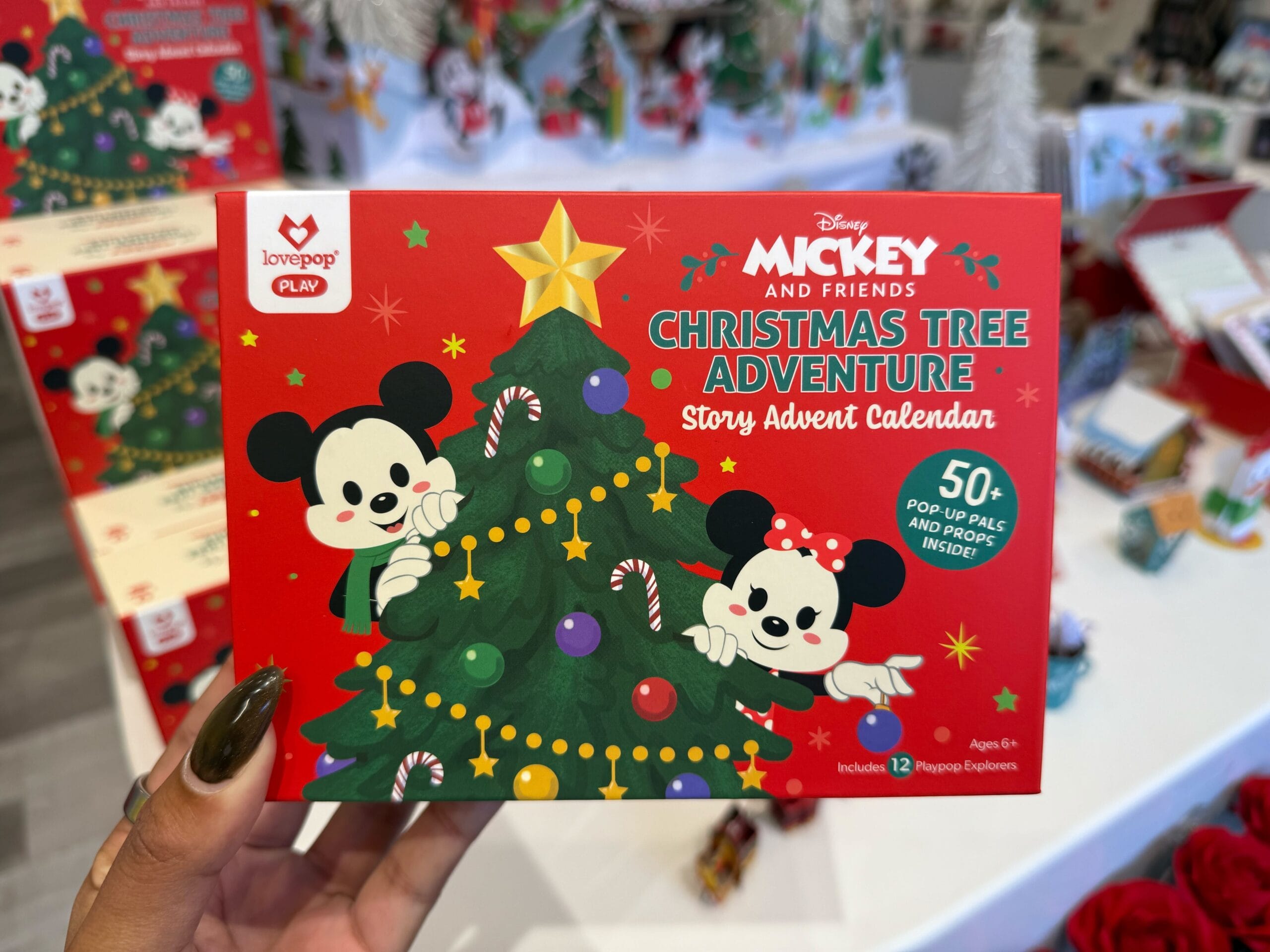 Mickey & Friends Christmas Tree Adventure Story Advent Calendar story box
