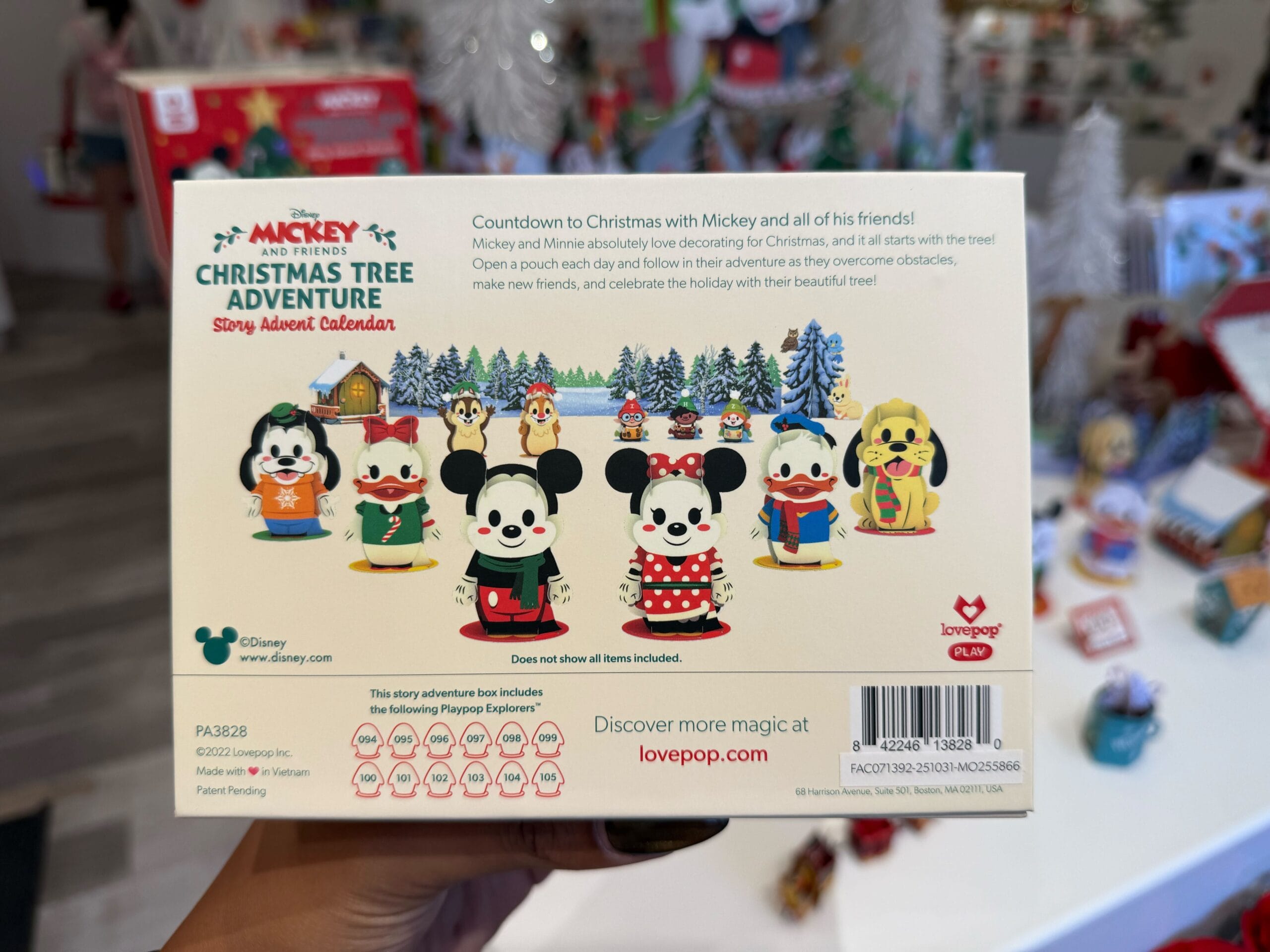 Mickey & Friends Christmas Tree Adventure Story Advent Calendar story box