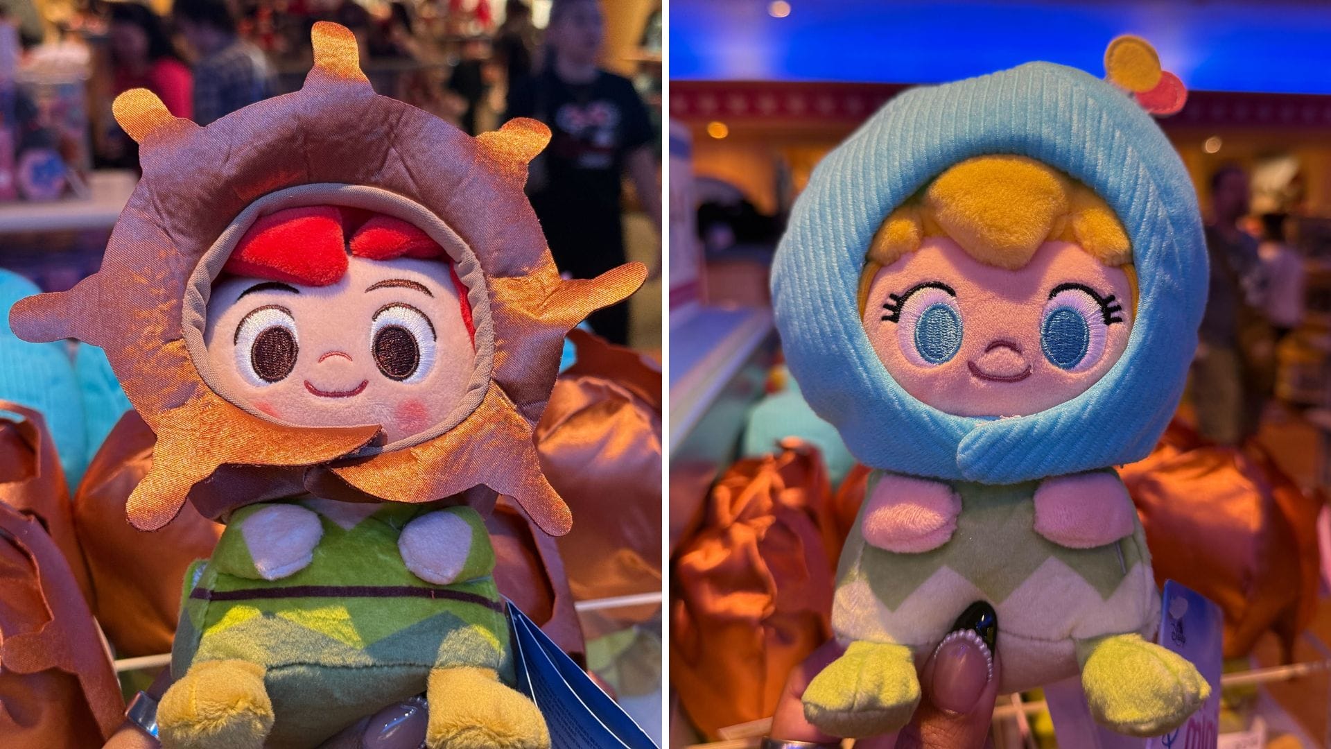 Peter Pan & Tinker Bell Mini Mix-Its Plush Fly Into Disneyland and Disney Store