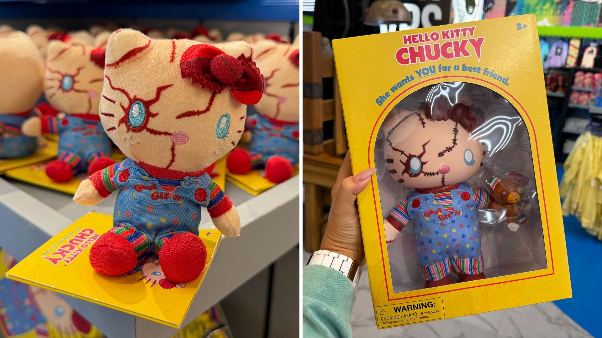 New Hello Kitty Chucky Shoulder Plush & Doll at Universal Orlando Resort