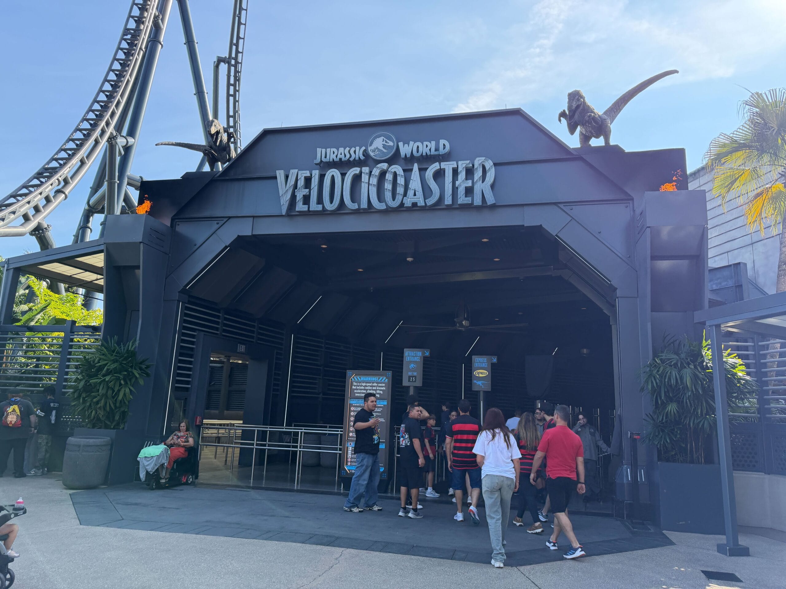 Jurassic World VelociCoaster at Universal Islands of Adventure is no longer offering a single rider queue.