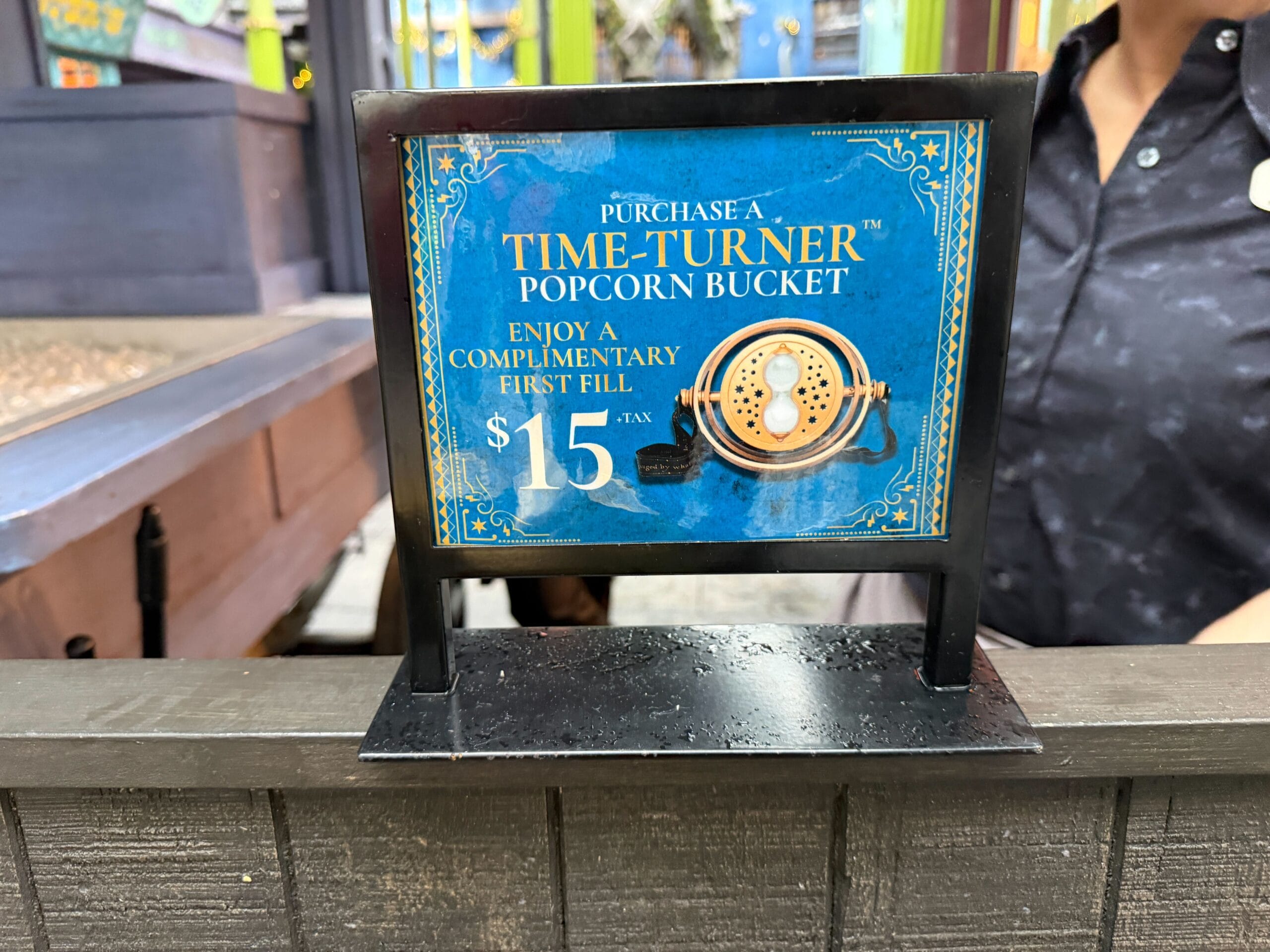 Time Turner popcorn bucket in Wizarding World of Harry Potter