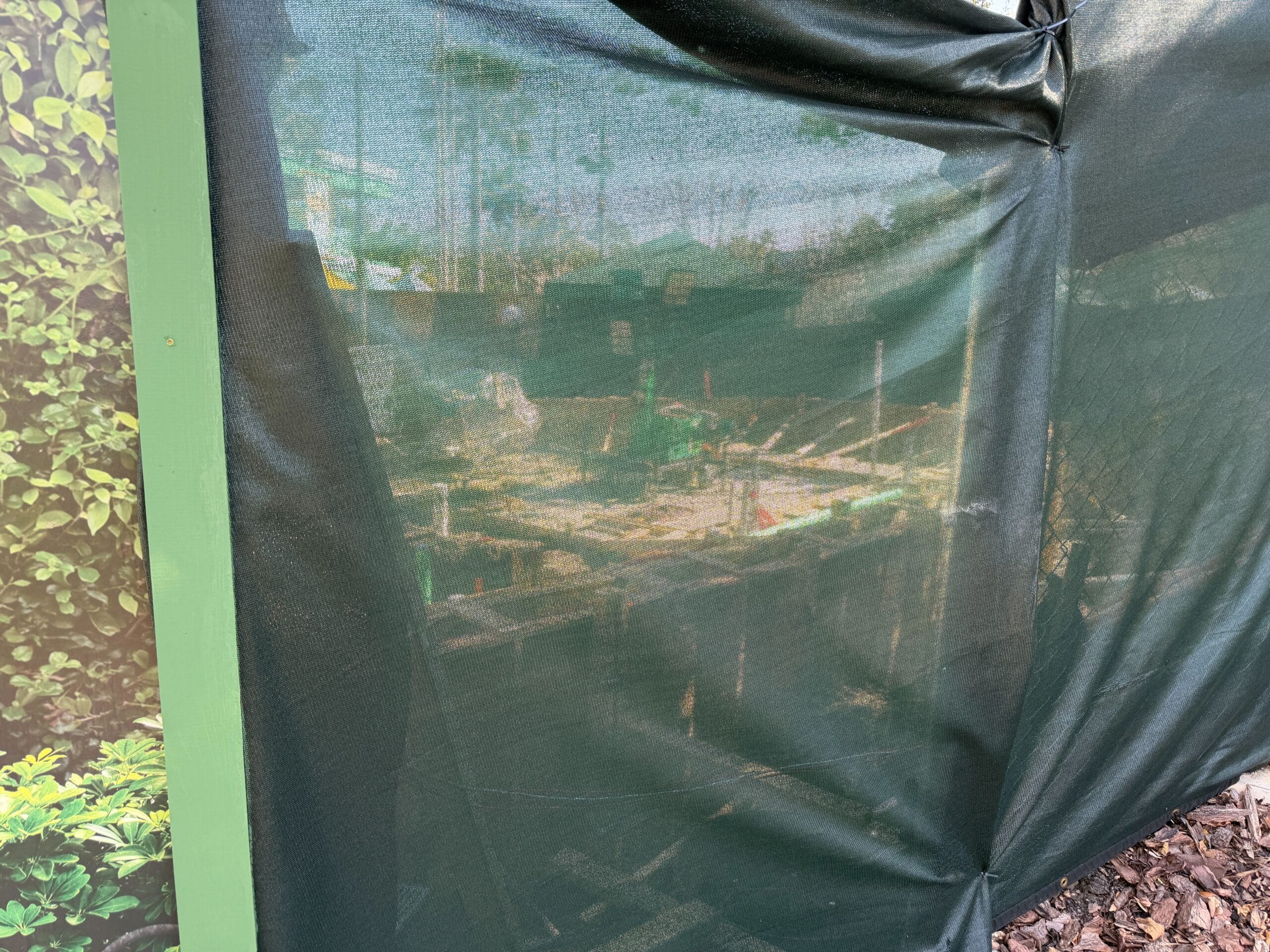 Construction walls surround snack kiosk at Universal Studios Florida