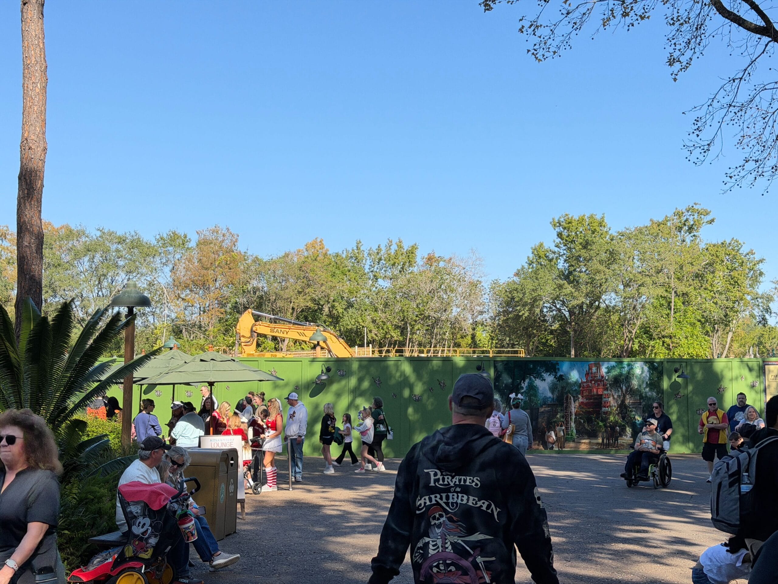 There's also ongoing construction on the former site of The Boneyard.