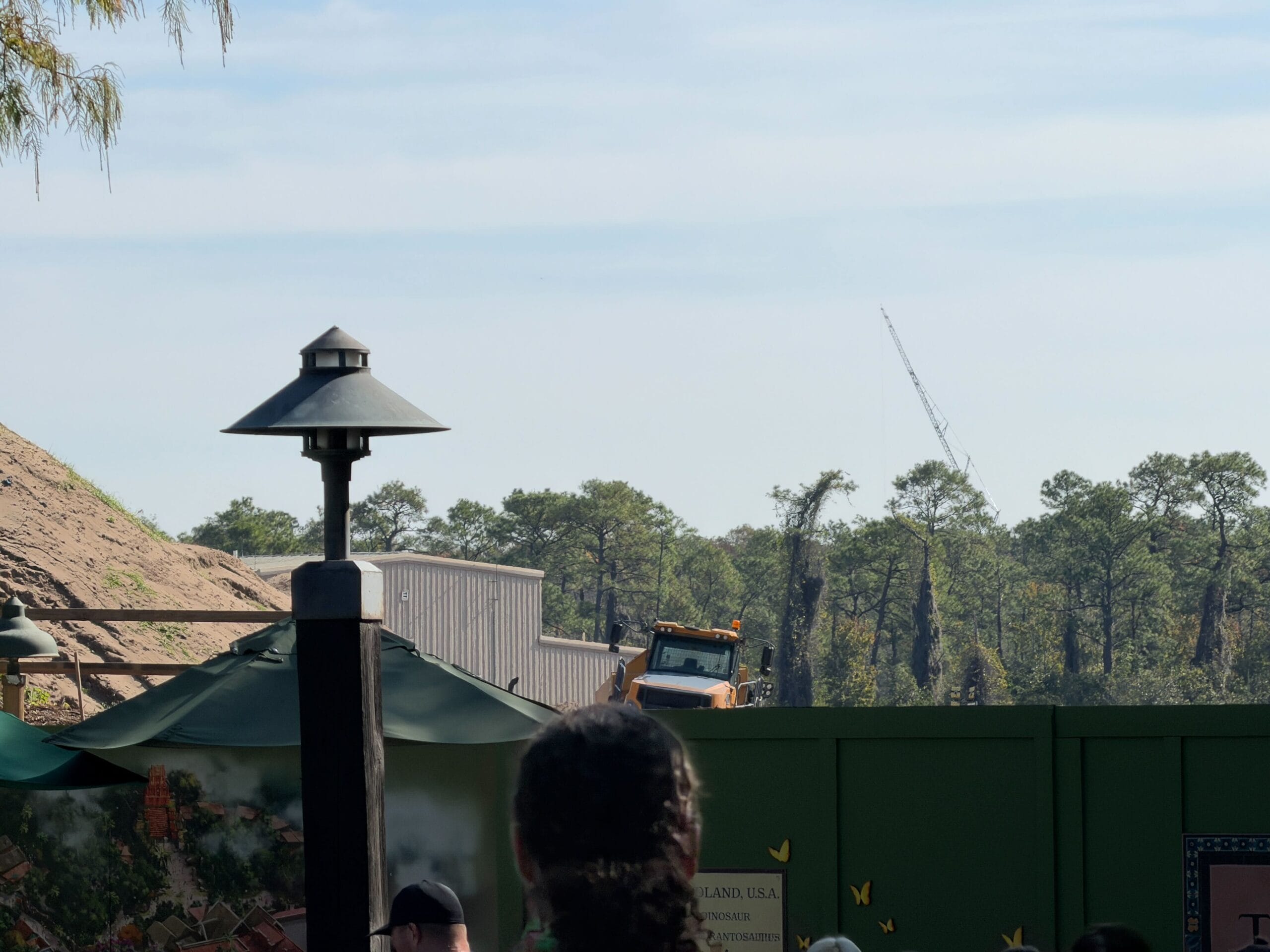 After construction on the new Encanto ride went vertical a week ago, crews have added more steel framing to the structure.