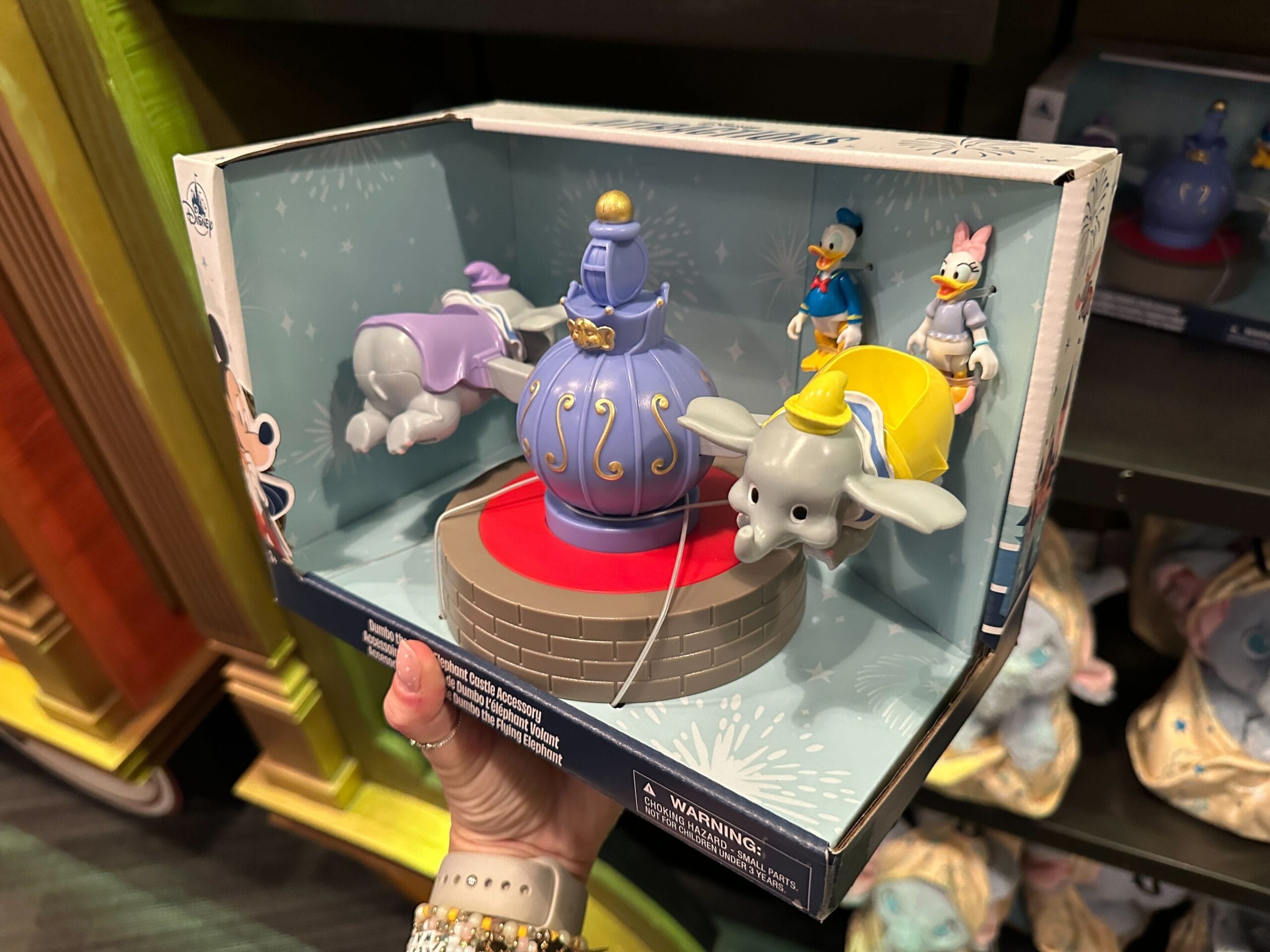 An updated version of an old Dumbo the Flying Elephant playset has been released at Walt Disney World.