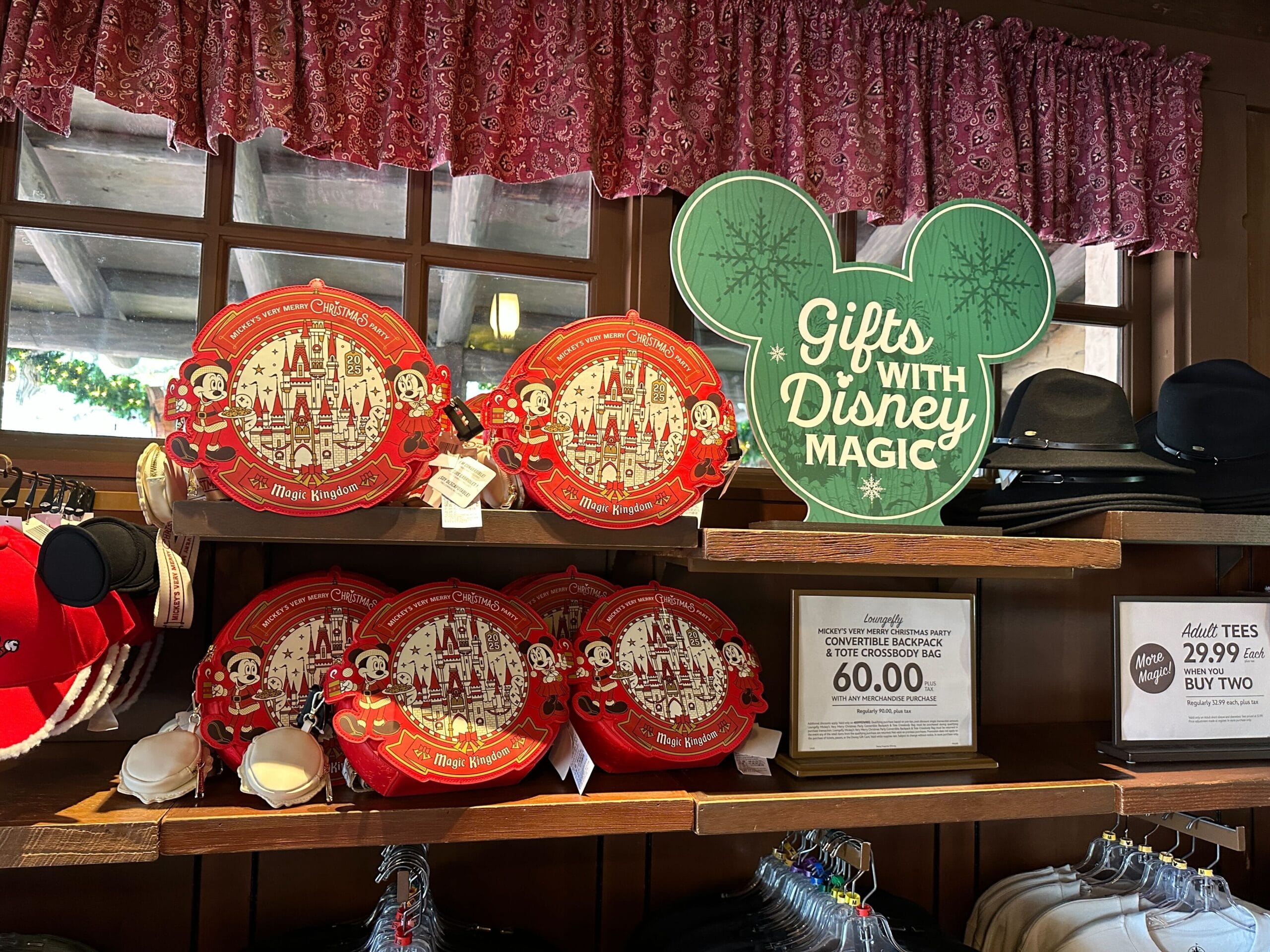 Mickey's Very Merry Christmas Party merchandise now available to day guests