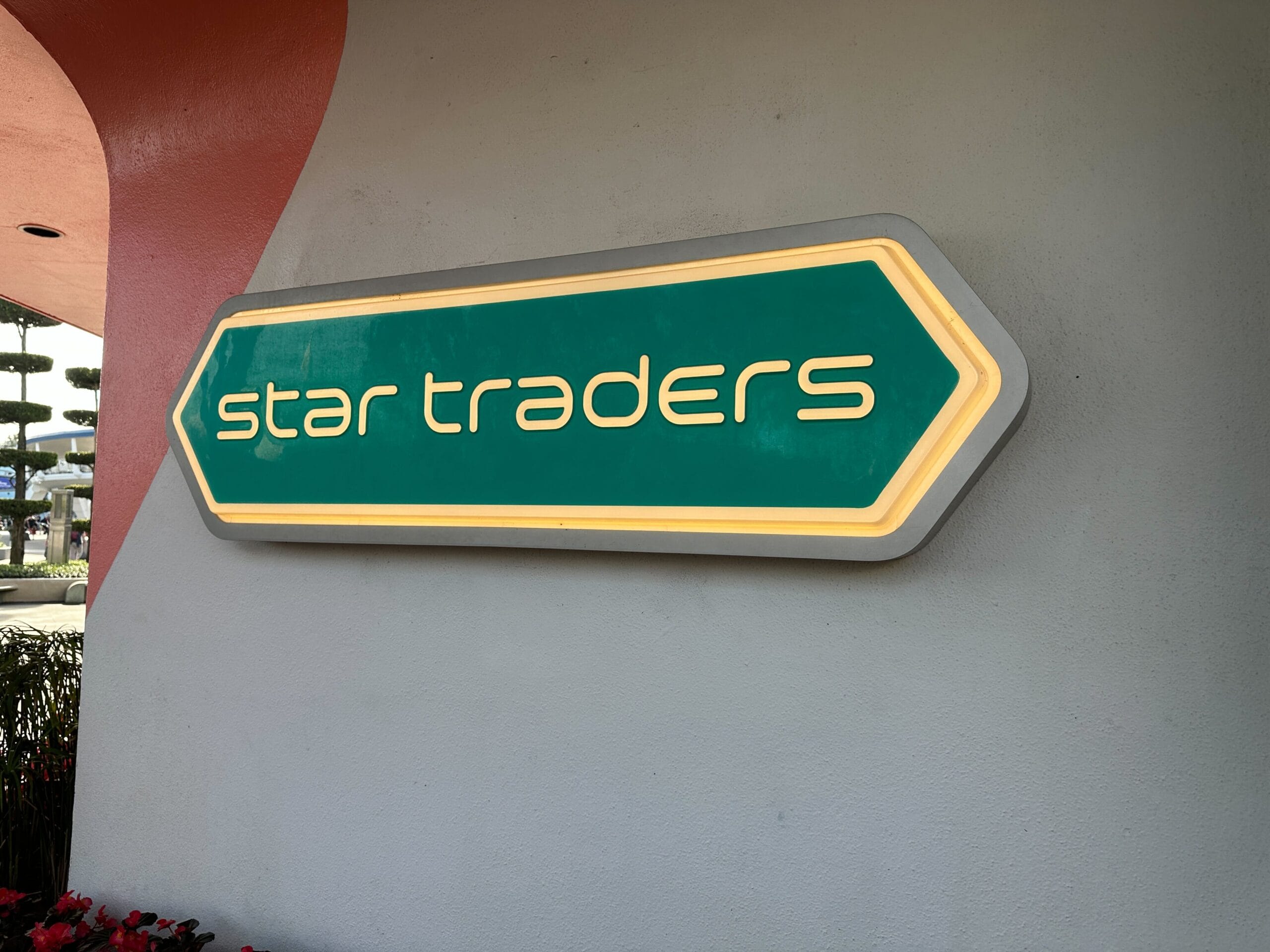 Star Traders sign at Magic Kingdom