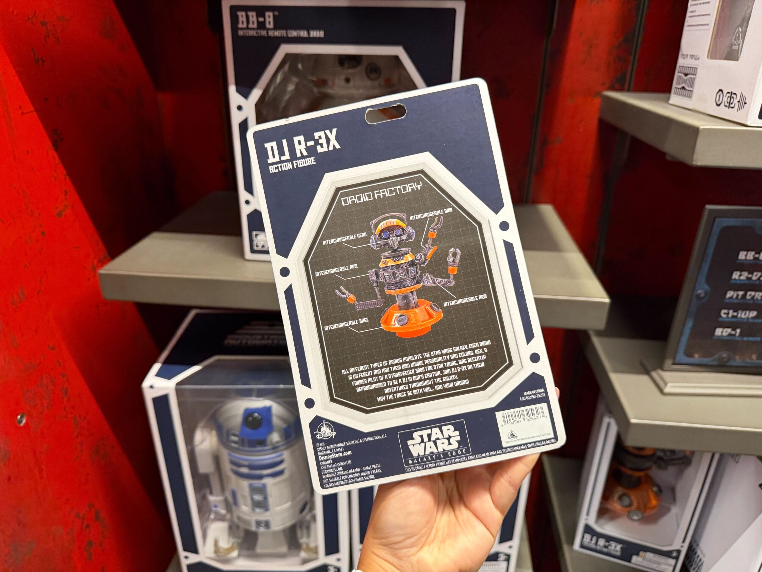 New Star Wars DJ R-3X Figurine at Walt Disney World