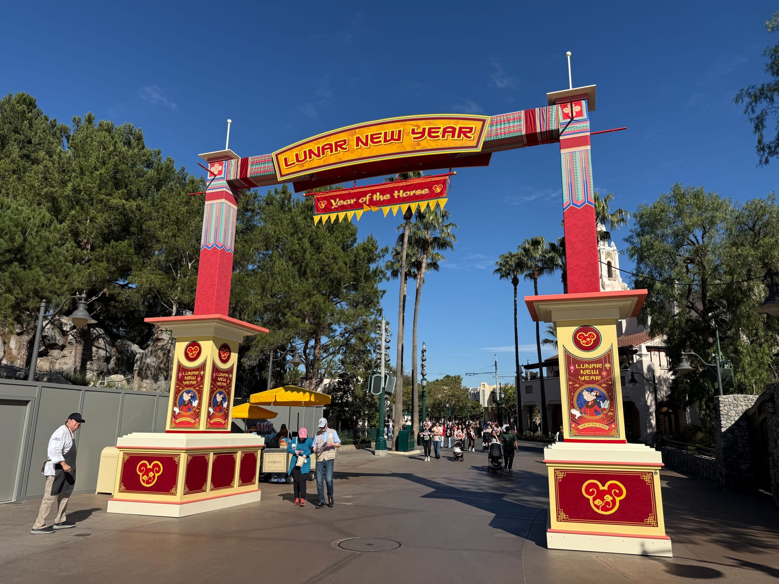 Lunar New Year Arch Installed at Disneyland Resort