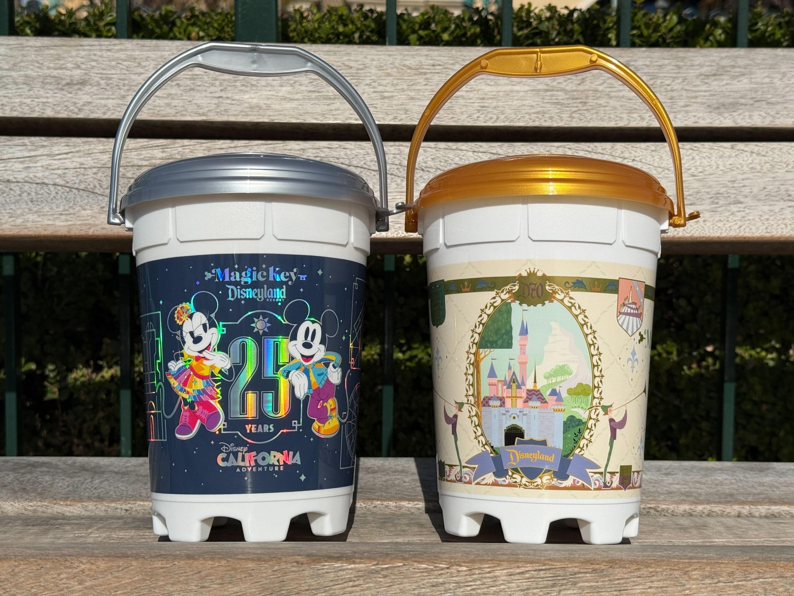 New Magic Key Refillable Popcorn Buckets Celebrate California Adventure’s 25th and Disneyland’s 70th